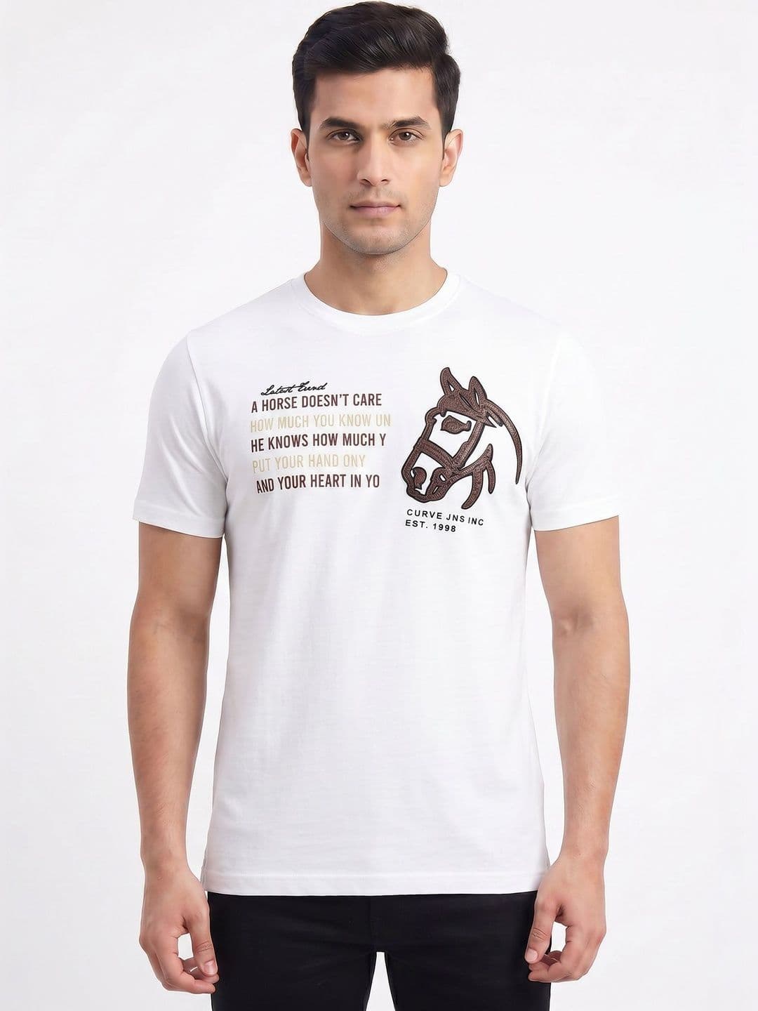 Plugin Men Round Neck Graphic T-shirt - view 1
