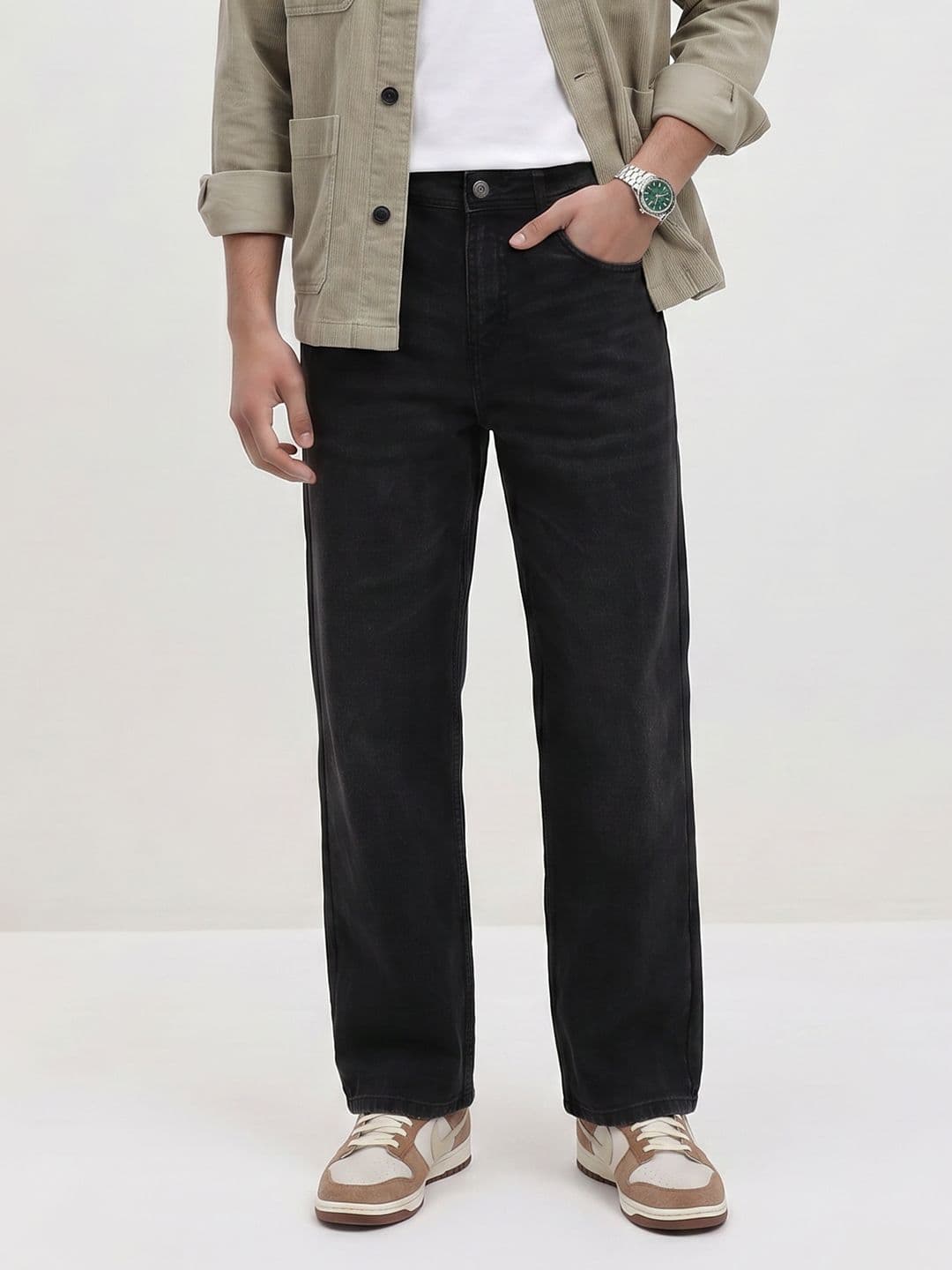 The Roadster Life Co. Men Relaxed Fit Light Fade Jeans - view 1