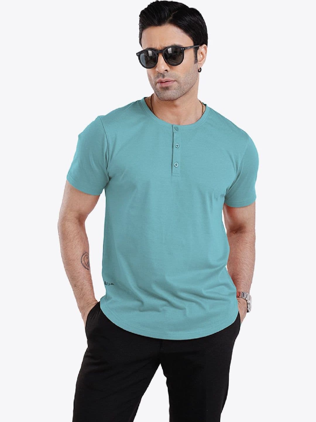 WEWEAR Men Henley Neck T-shirt - view 1