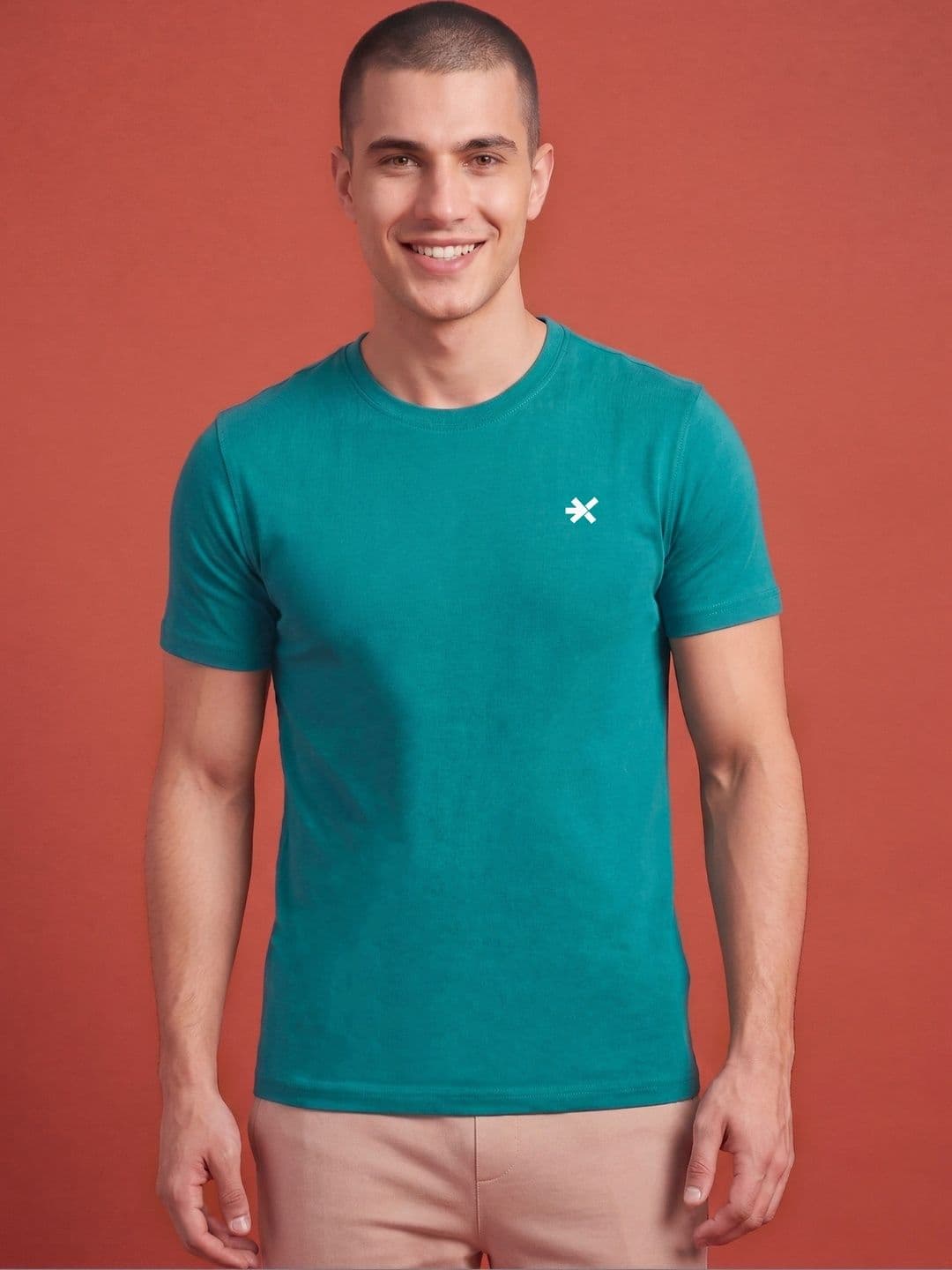 HRX by Hrithik Roshan Men Pure Cotton Blend T-shirt - view 1