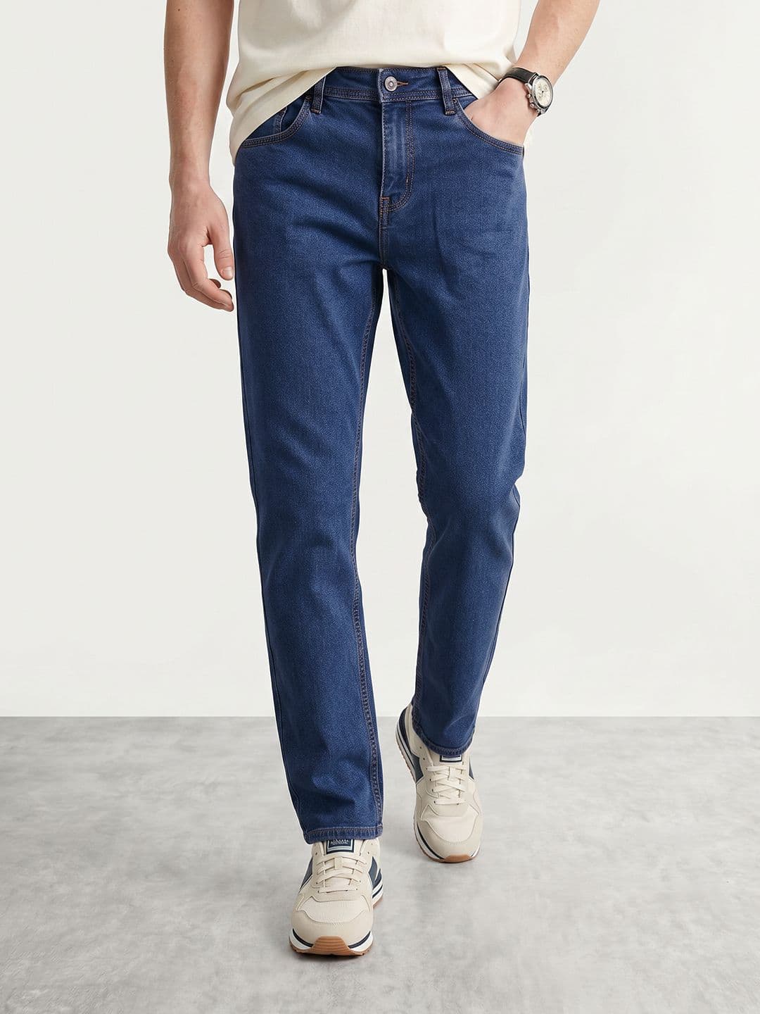 Mast & Harbour Men Straight Fit Jeans - view 1