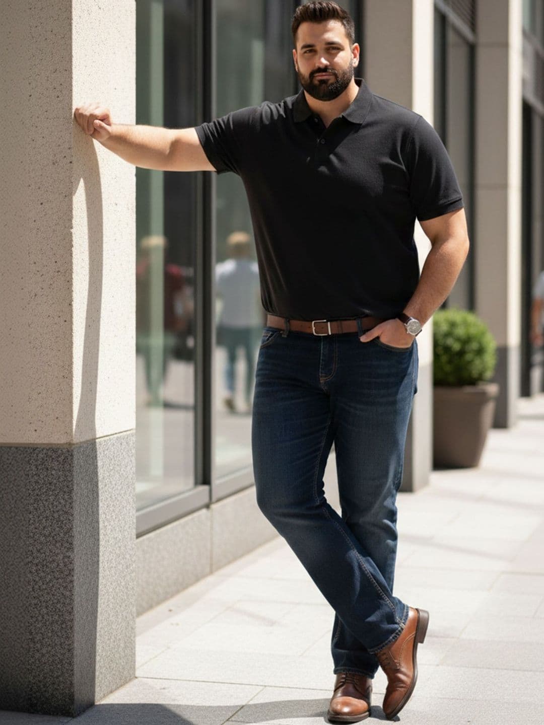 Sztori Men Polo Collar T-shirt - view 1
