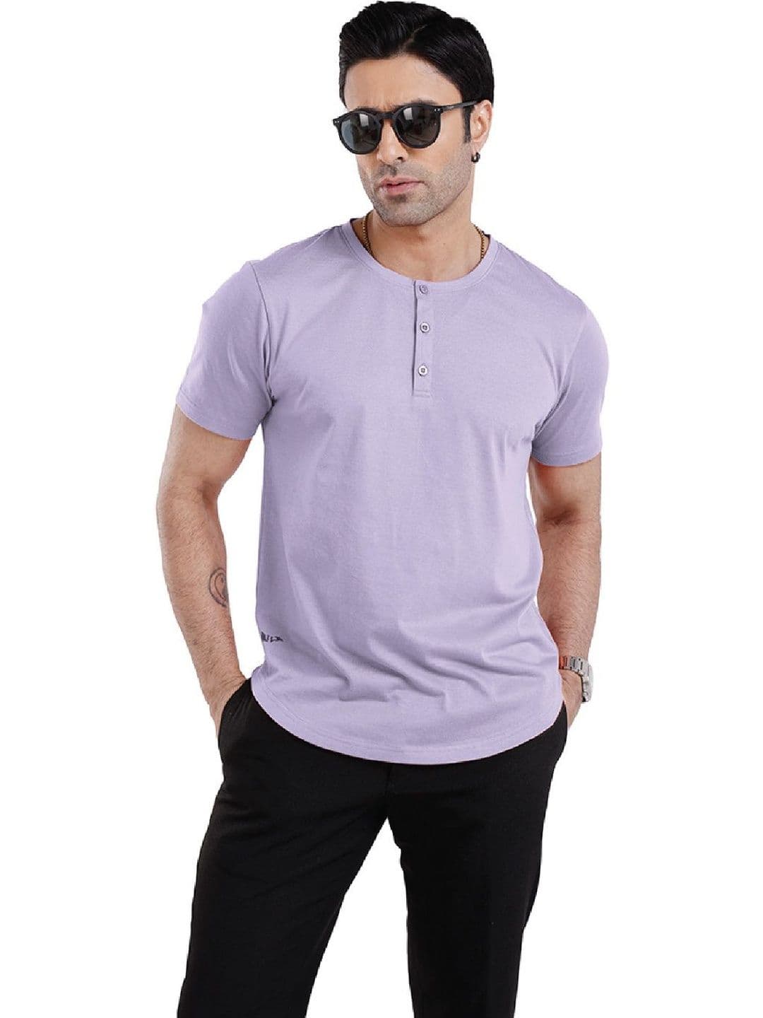 WEWEAR Men Henley Neck T-shirt - view 1