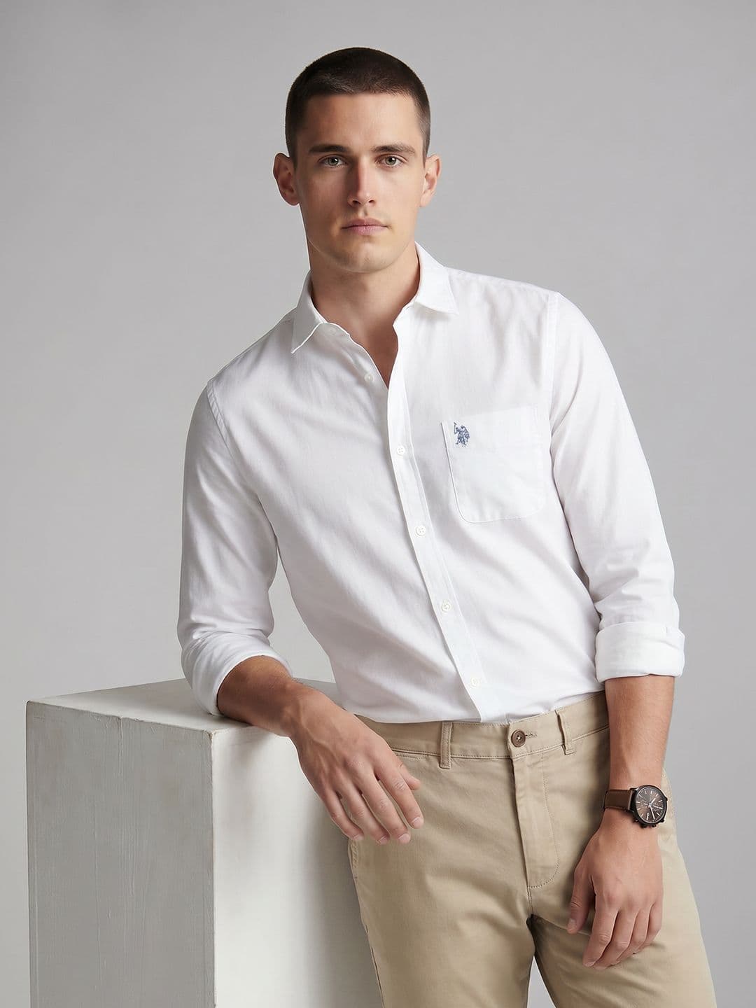 U.S. Polo Assn. Denim Co. Spread Collar Casual Shirt - view 1