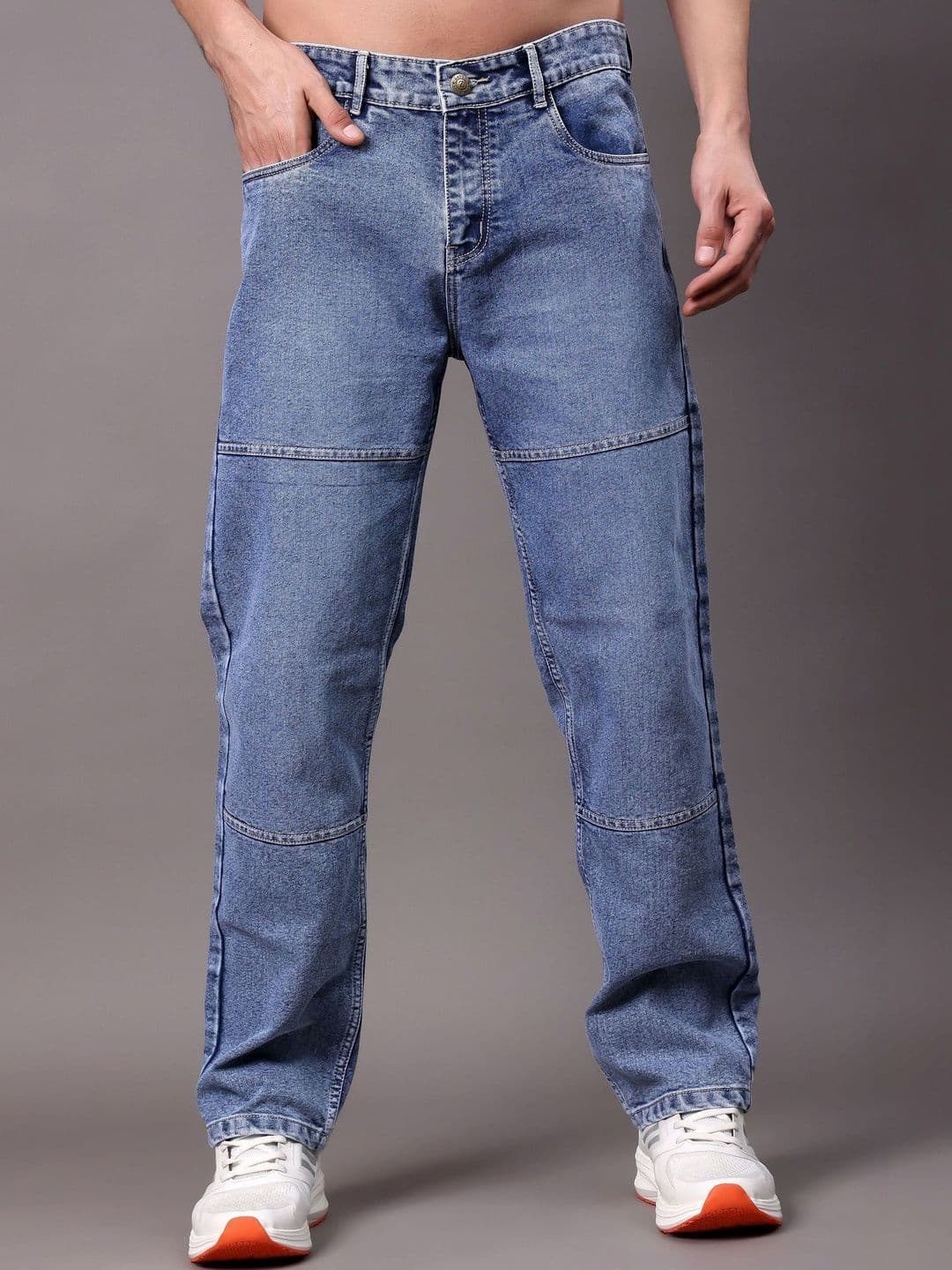 ZAYSH Men Baggy Fit Mid-Rise Mid-Rise Denim Jeans - view 1