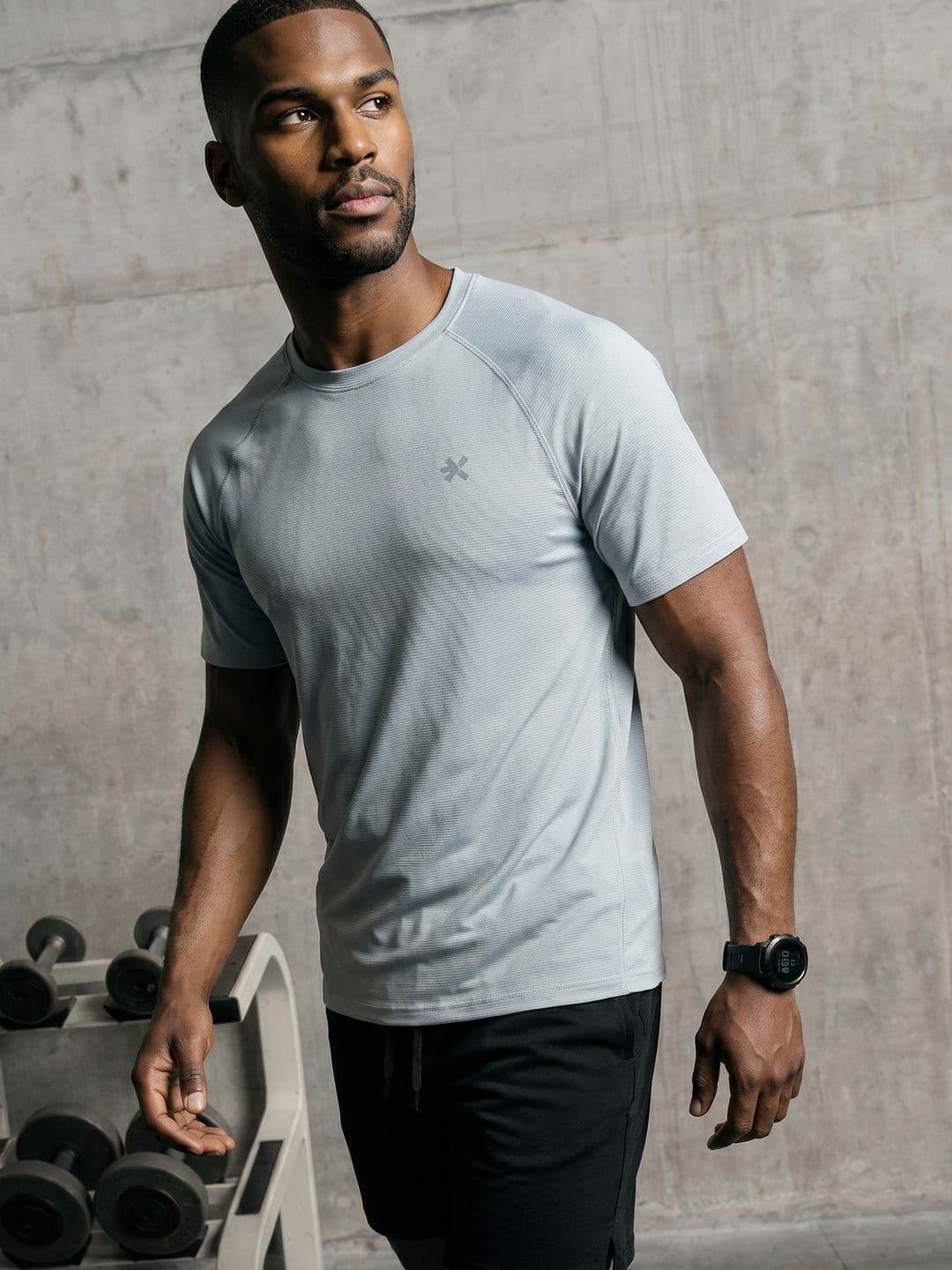 HRX by Hrithik Roshan Slim Fit Rapid-Dry Training T-shirt - view 1