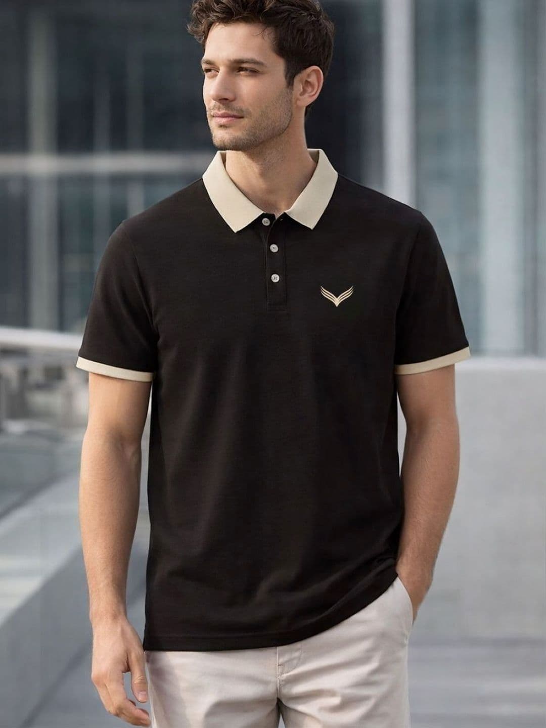 TAZO Men Polo Collar T-shirt - view 1