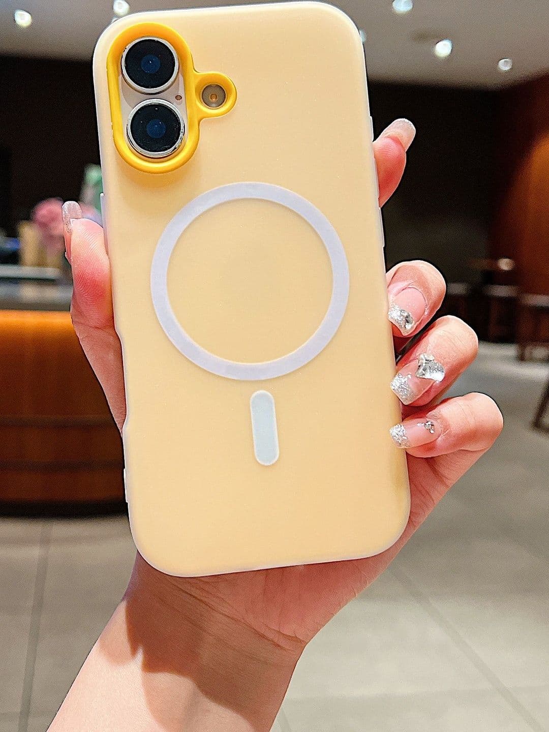Luxury Kase Solid Printed iPhone 17 Back Case Mobile Accessories - view 1