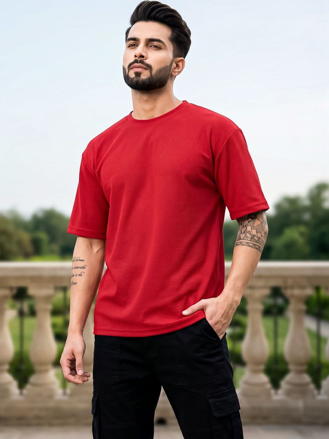 CHUGHZ Round Neck Oversized T-shirt - view 1