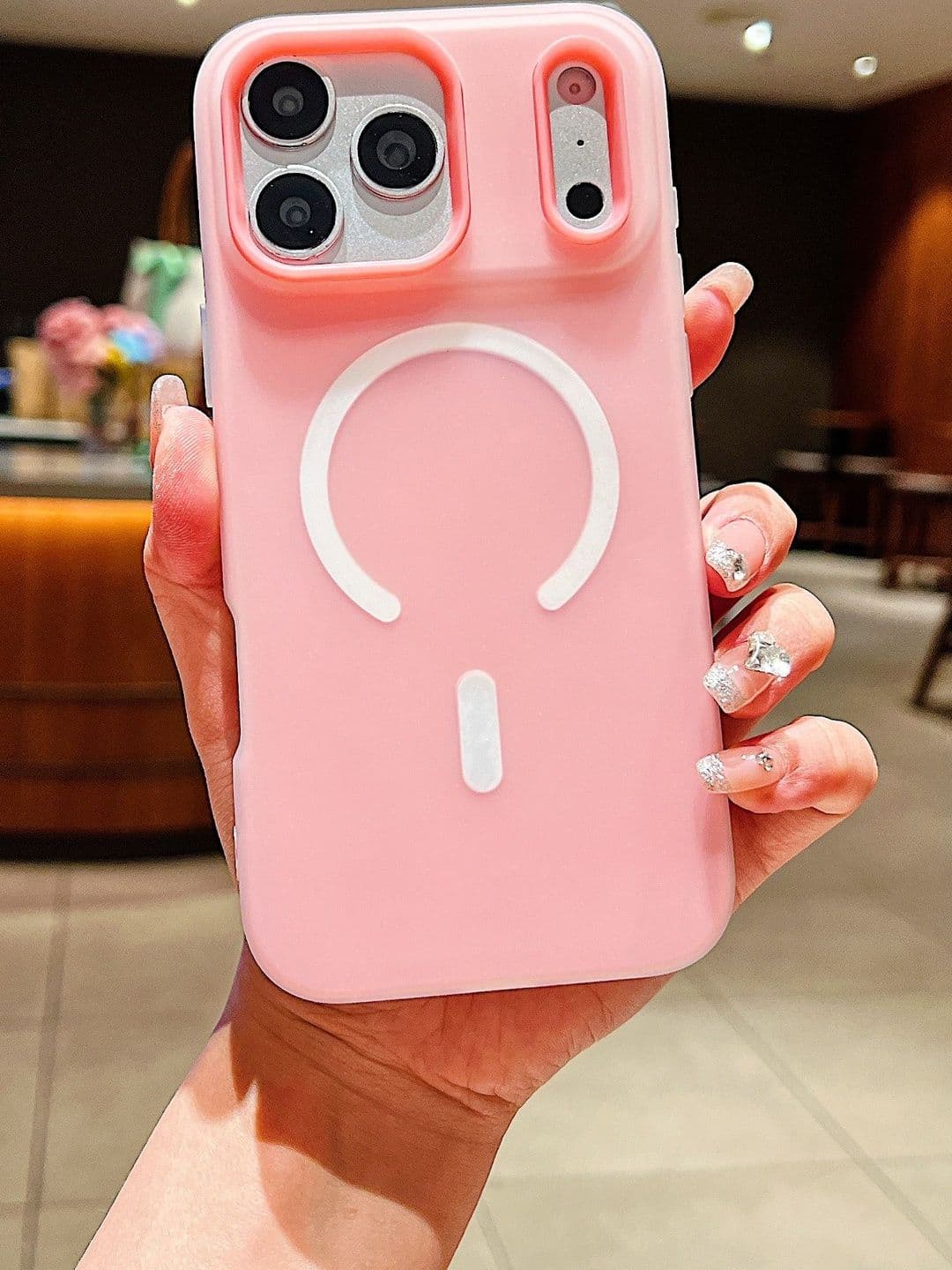 Luxury Kase Solid Printed iPhone 17 Pro Max Back Case Mobile Accessories - view 1