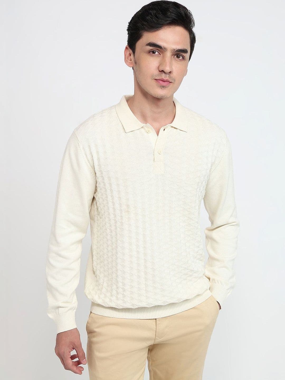 ColorPlus Men Cable Knit Pullover - view 1