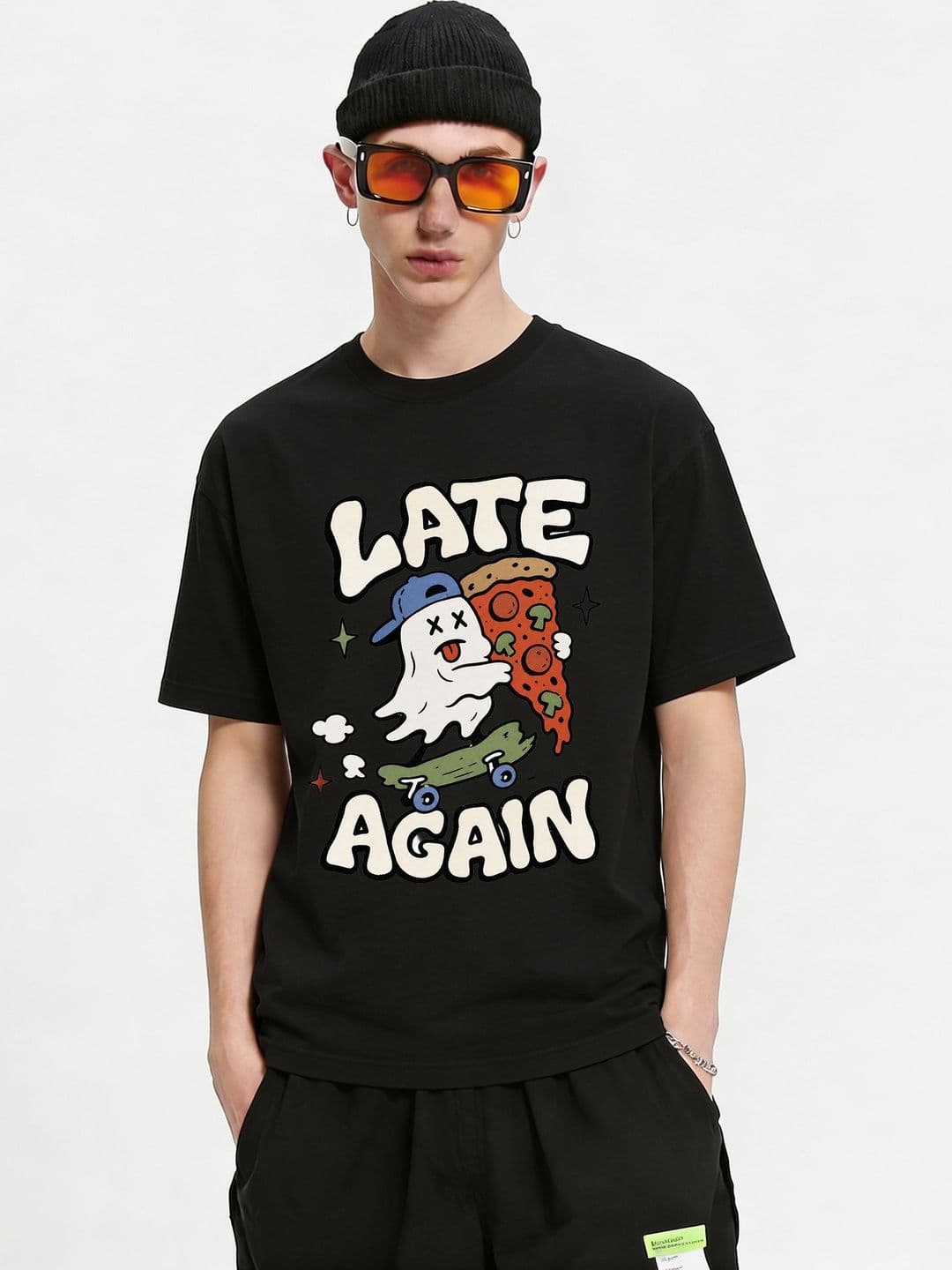 FARDA Unisex Printed Drop-Shoulder Sleeves T-shirt - view 1