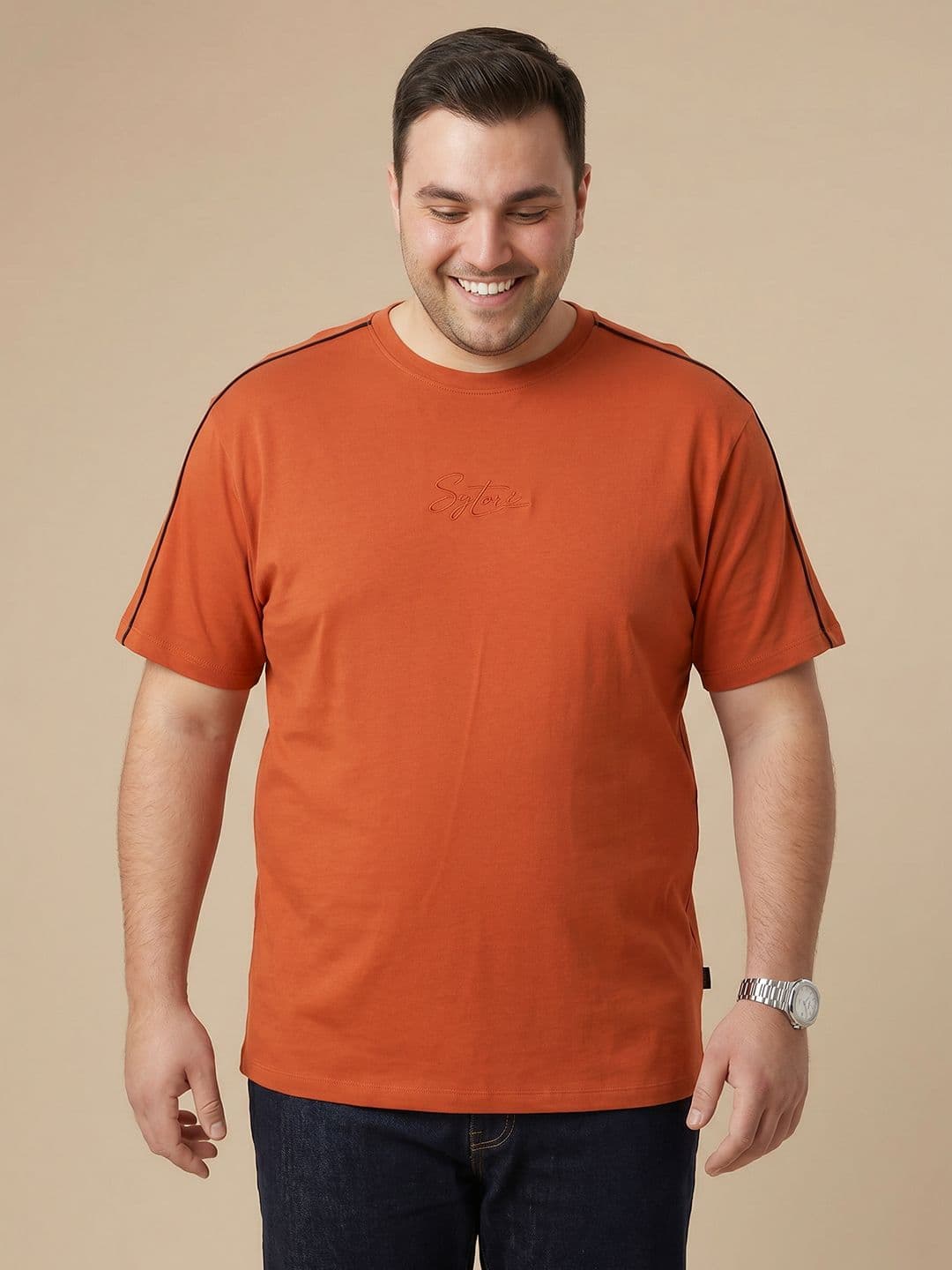 Sztori Plus Size Round Neck T-shirt - view 1