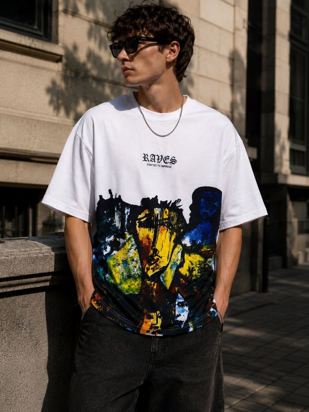 Raves Men Printed Bio Finish T-shirt - view 1