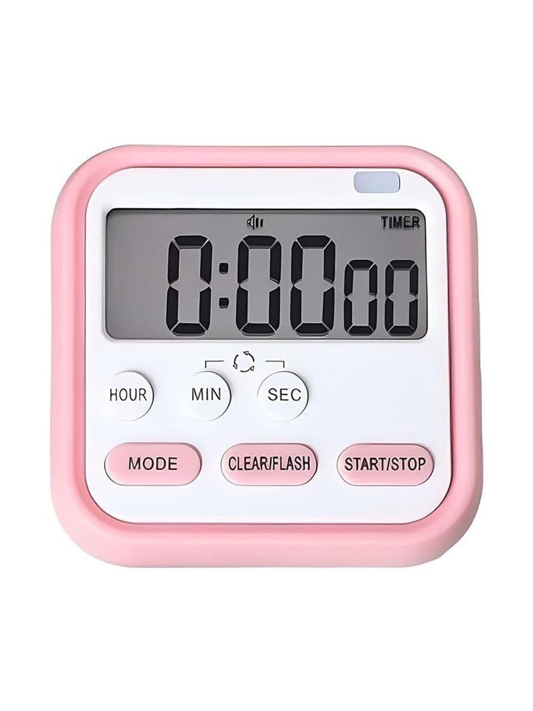 Myntra Elegant Homes Pink & Pink Contemporary Alarm Clock - view 1
