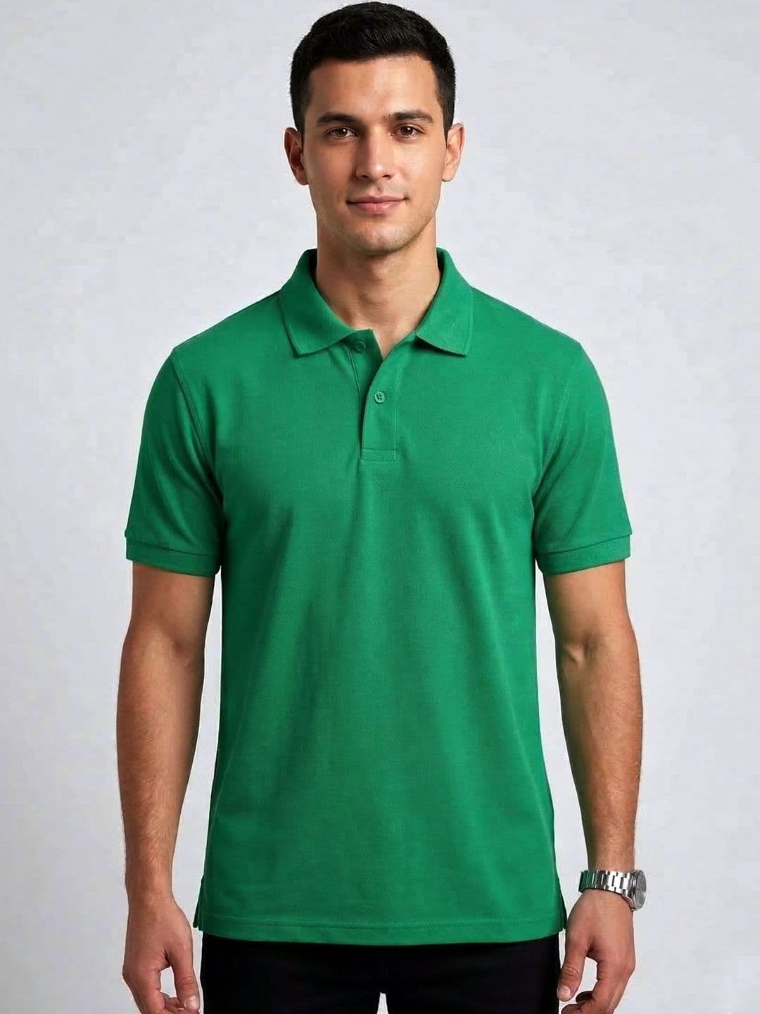 KAPAS AND KALAKARI Men Polo Collar T-shirt - view 1