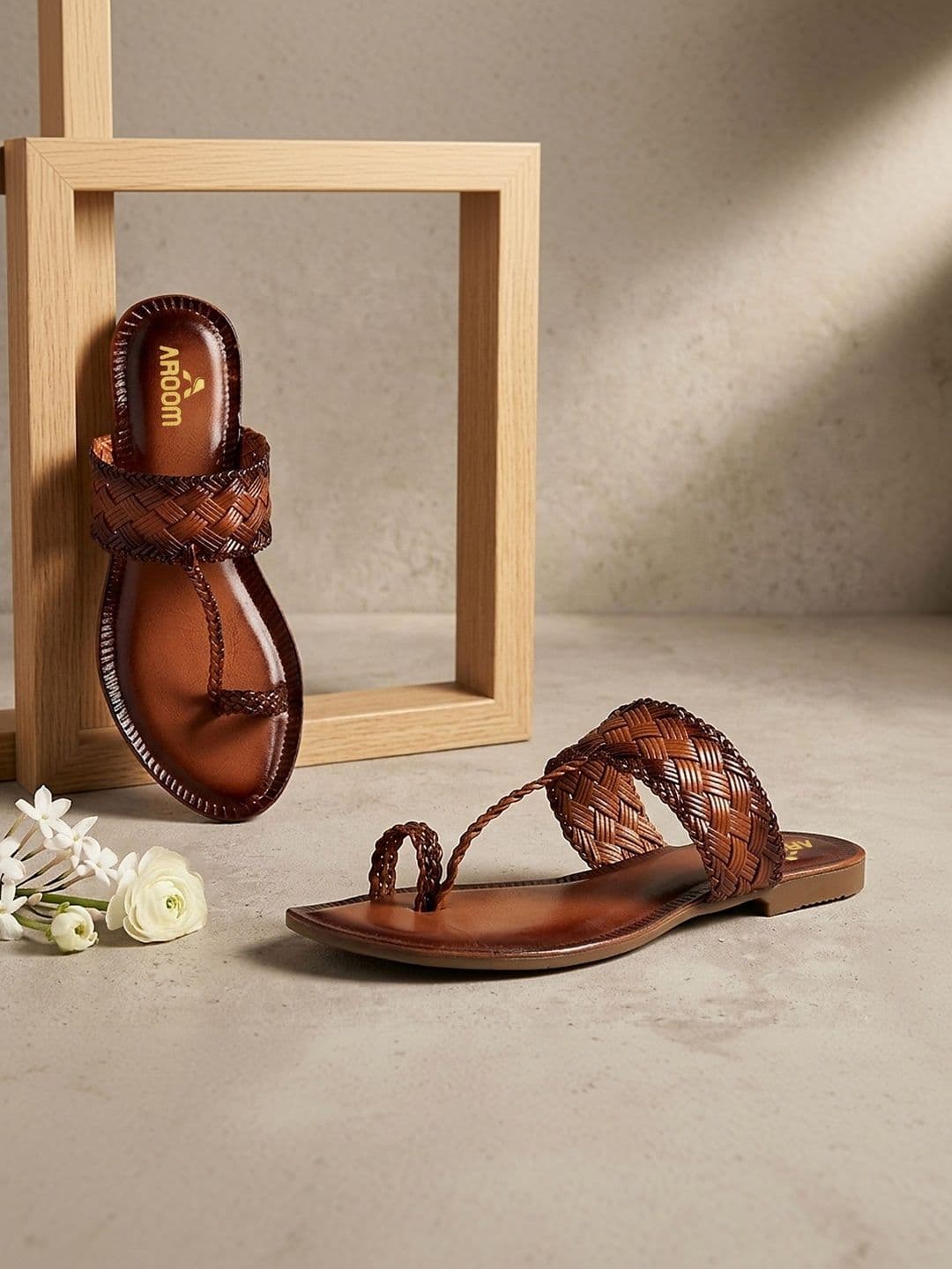 AROOM Women One Toe Flats - view 1