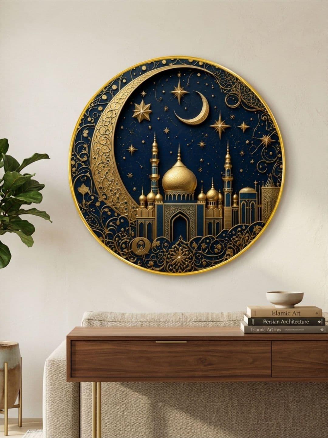 Myntra Elegant Homes Multicoloured MDF Religious Wall Paintings - view 1