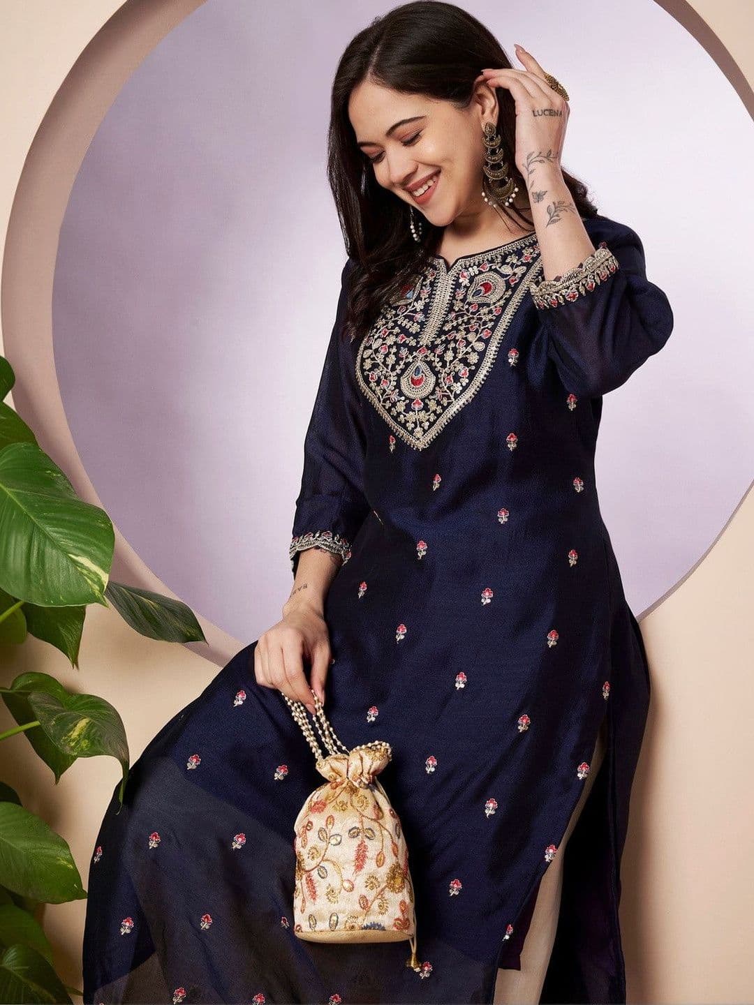 rarethread Women Floral Kurta - view 1