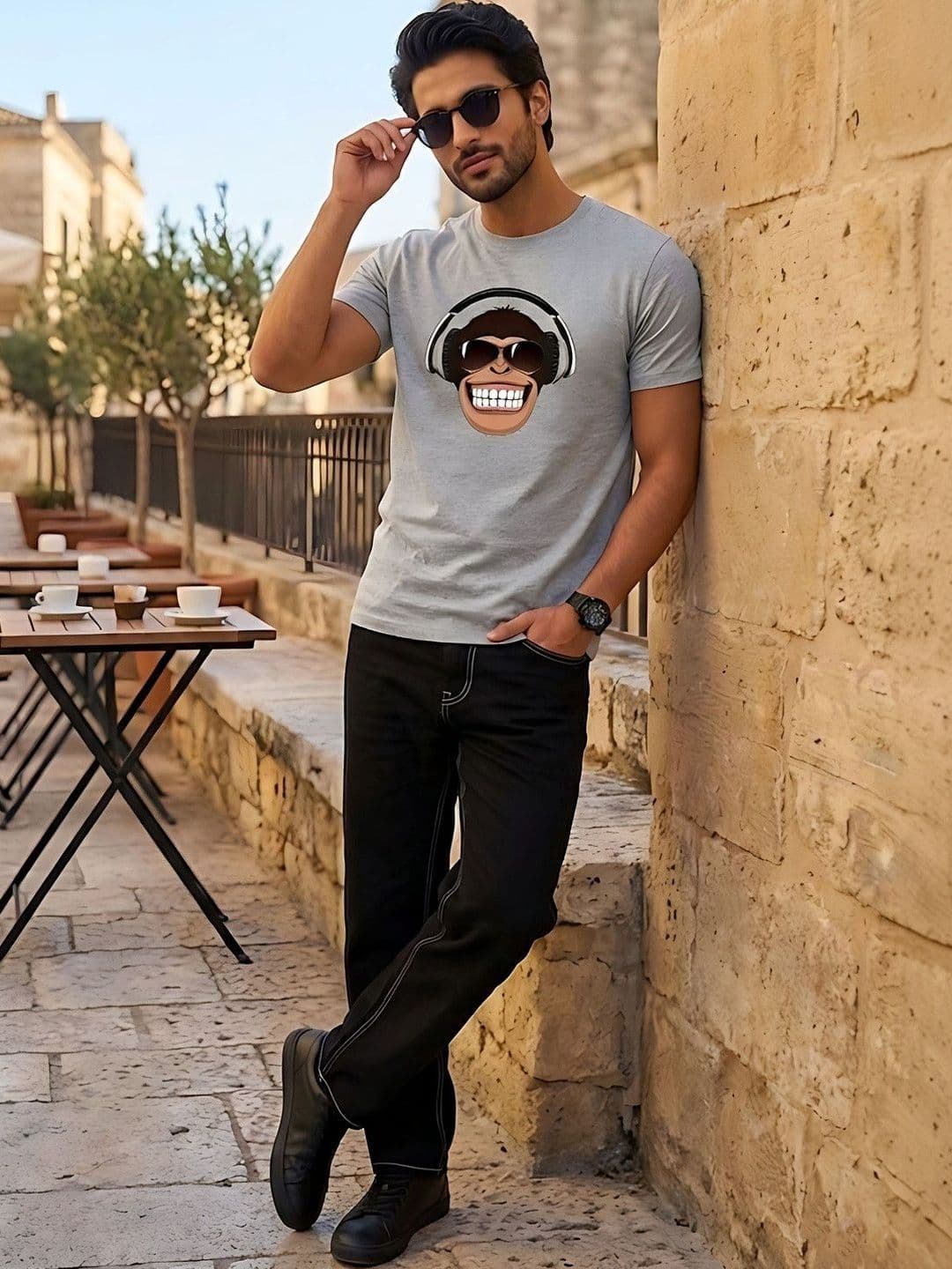 Moda Rapido Men Printed T-shirt - view 1