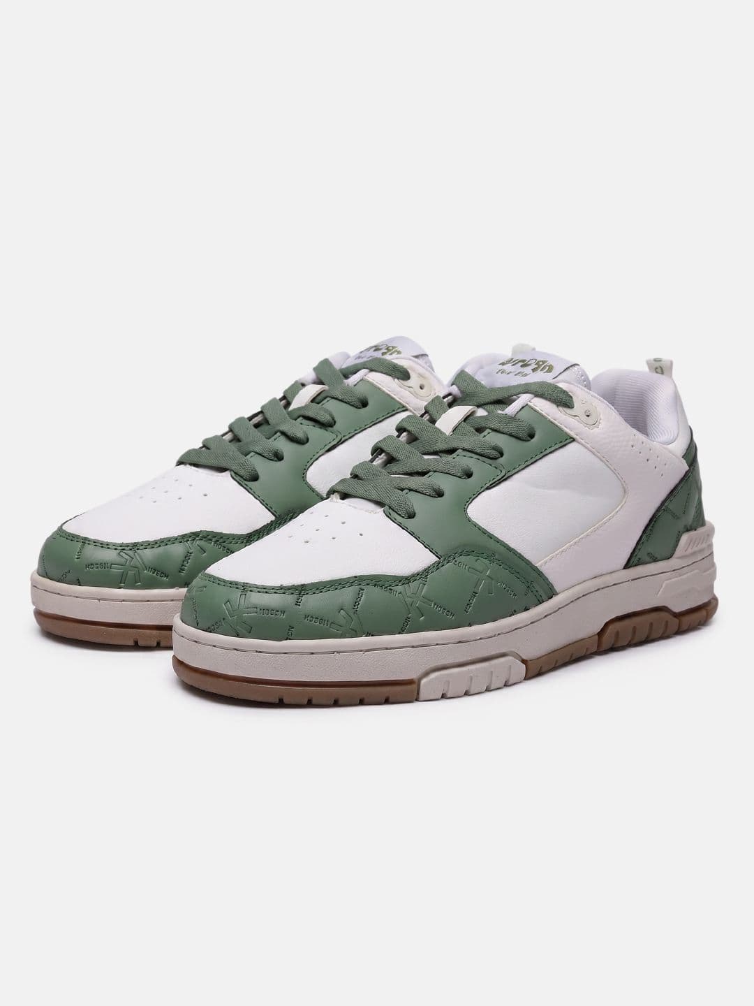 WROGN Men Colourblocked PU Lace-Up Sneakers - view 1