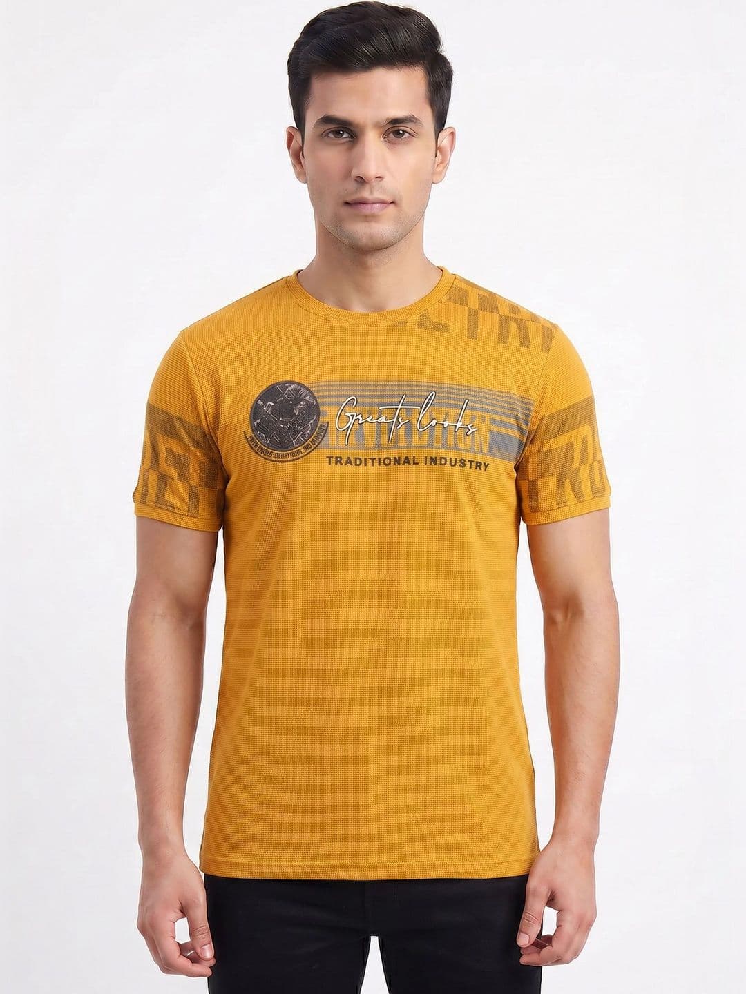 Plugin Men Typography Printed T-shirt - view 1