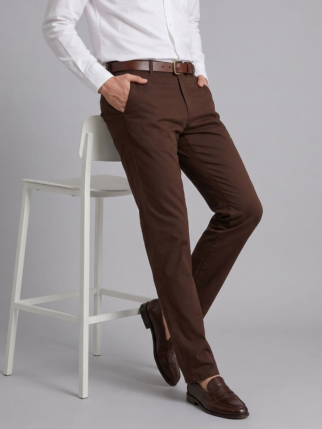 Blackberrys Men Flat-front Formal Trouser - view 1