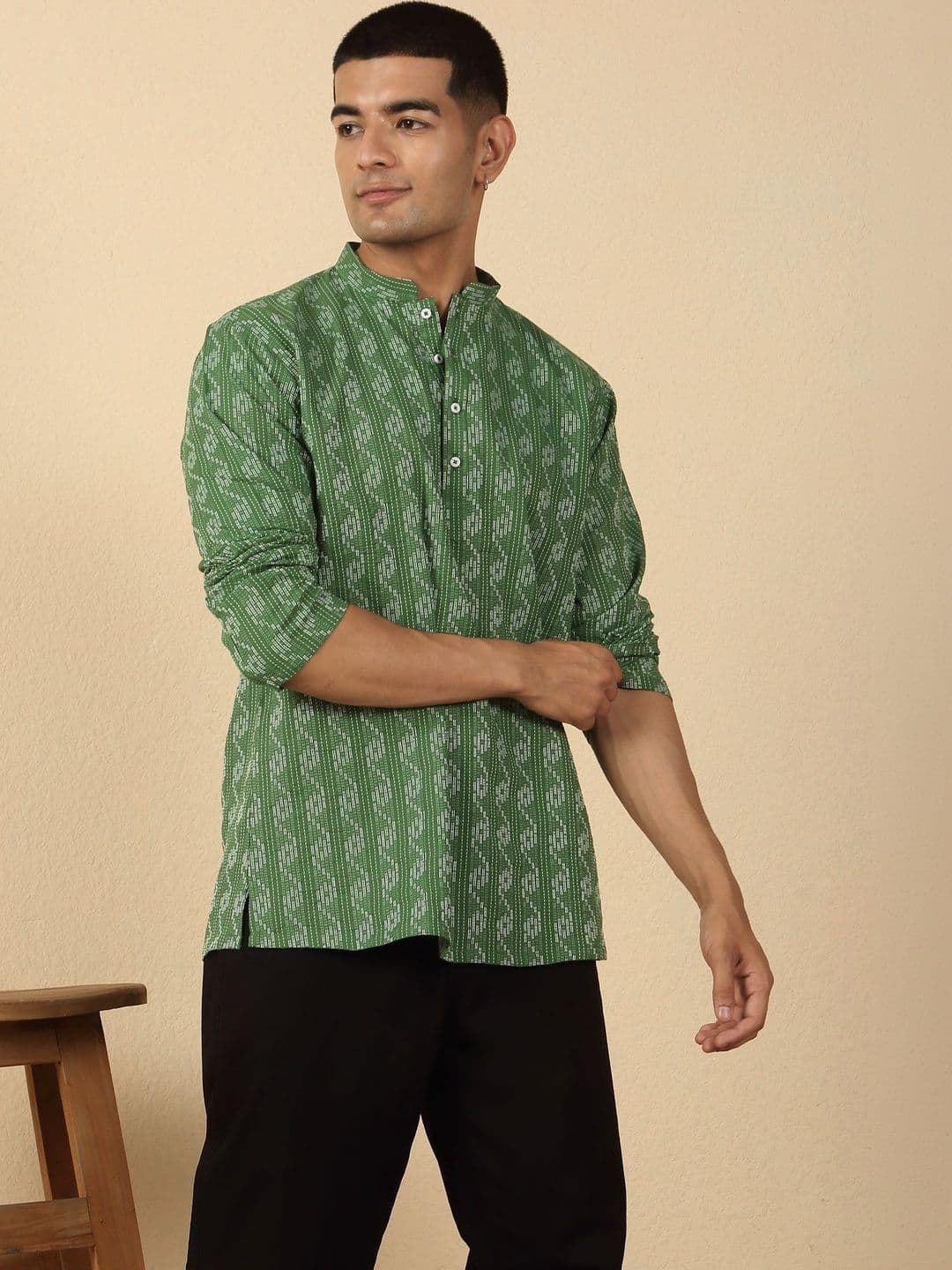 KRAFT INDIA Men Ethnic Motifs Printed Indie Prints Kurta - view 1