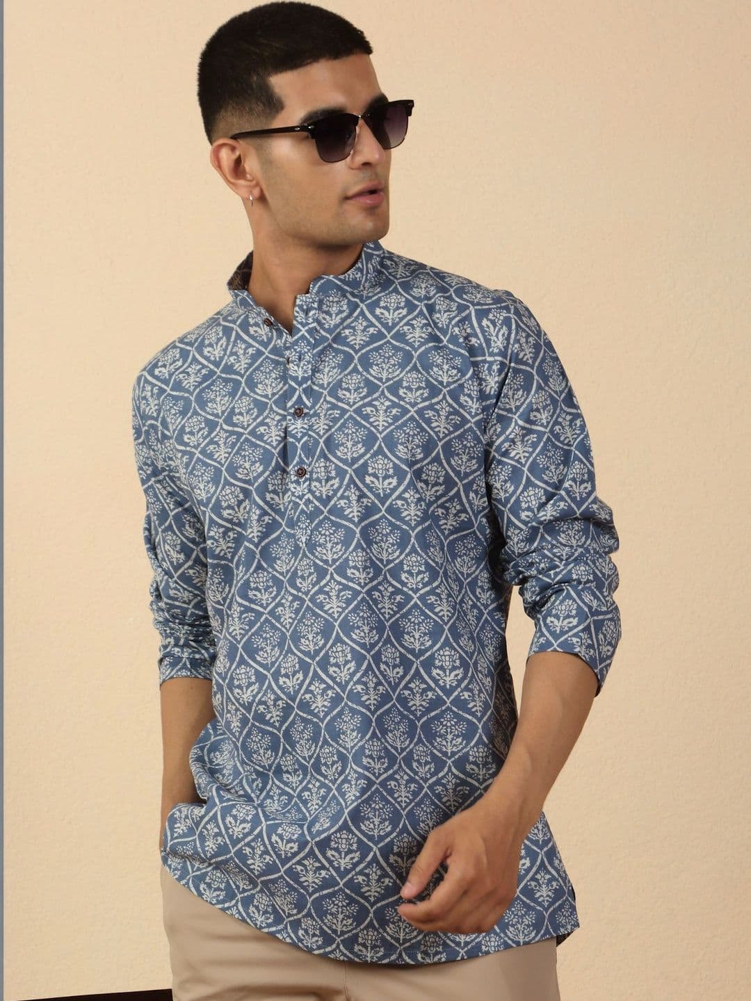 KRAFT INDIA Men Ethnic Motifs Printed Indie Prints Kurta - view 1