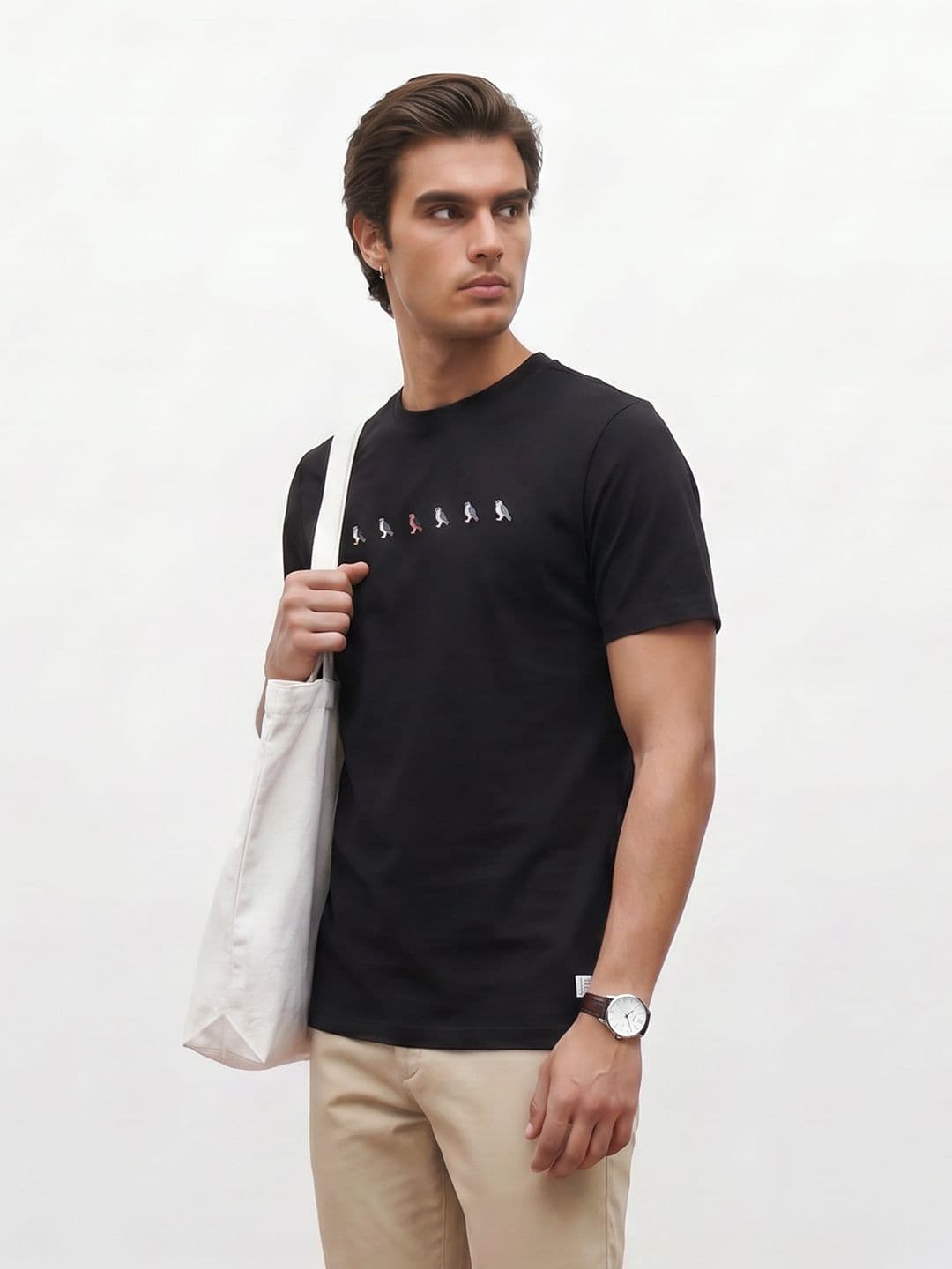 Mr Bowerbird Conversational Printed T-shirt - view 1