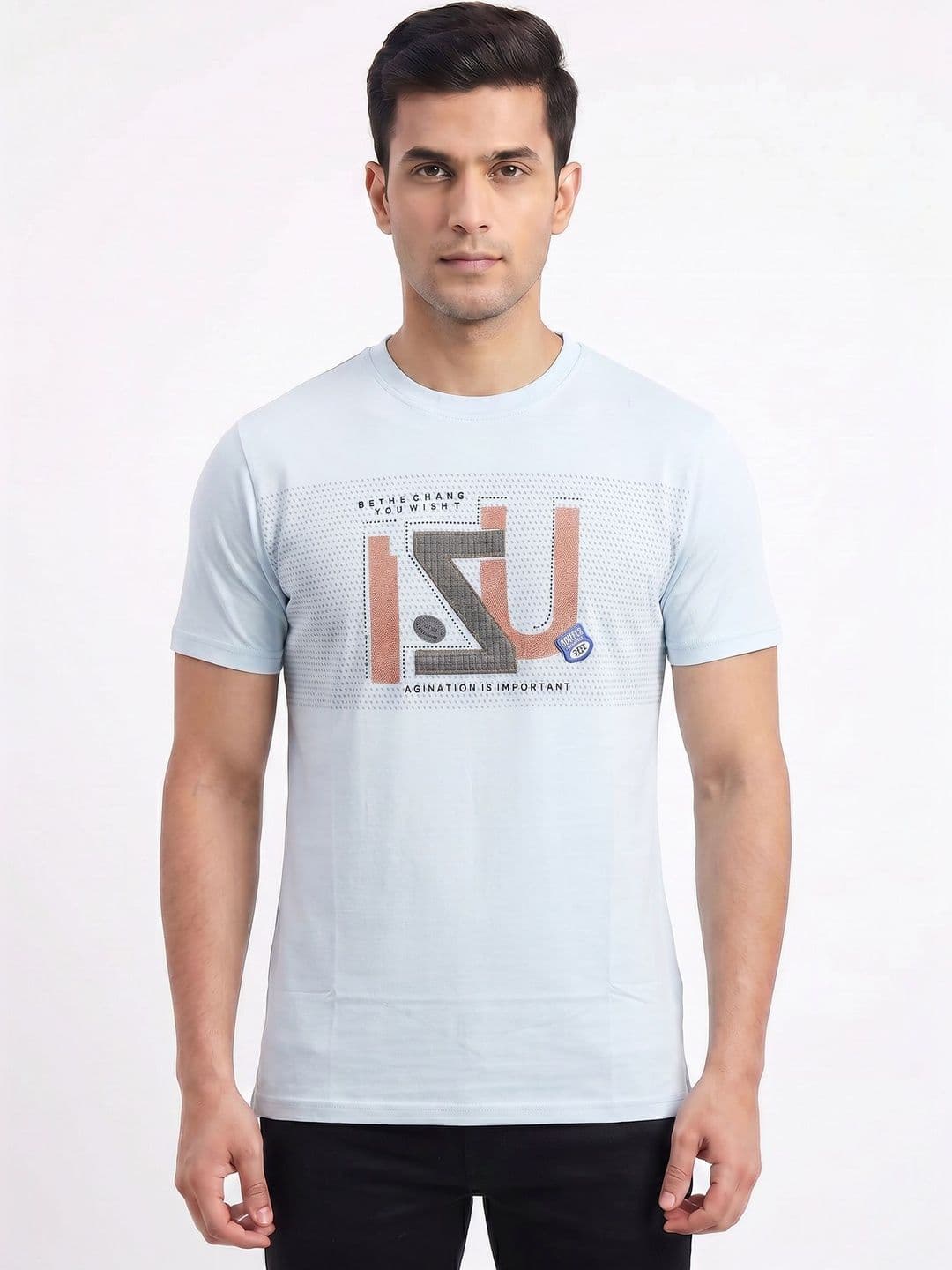 Plugin Men Typography Printed T-shirt - view 1