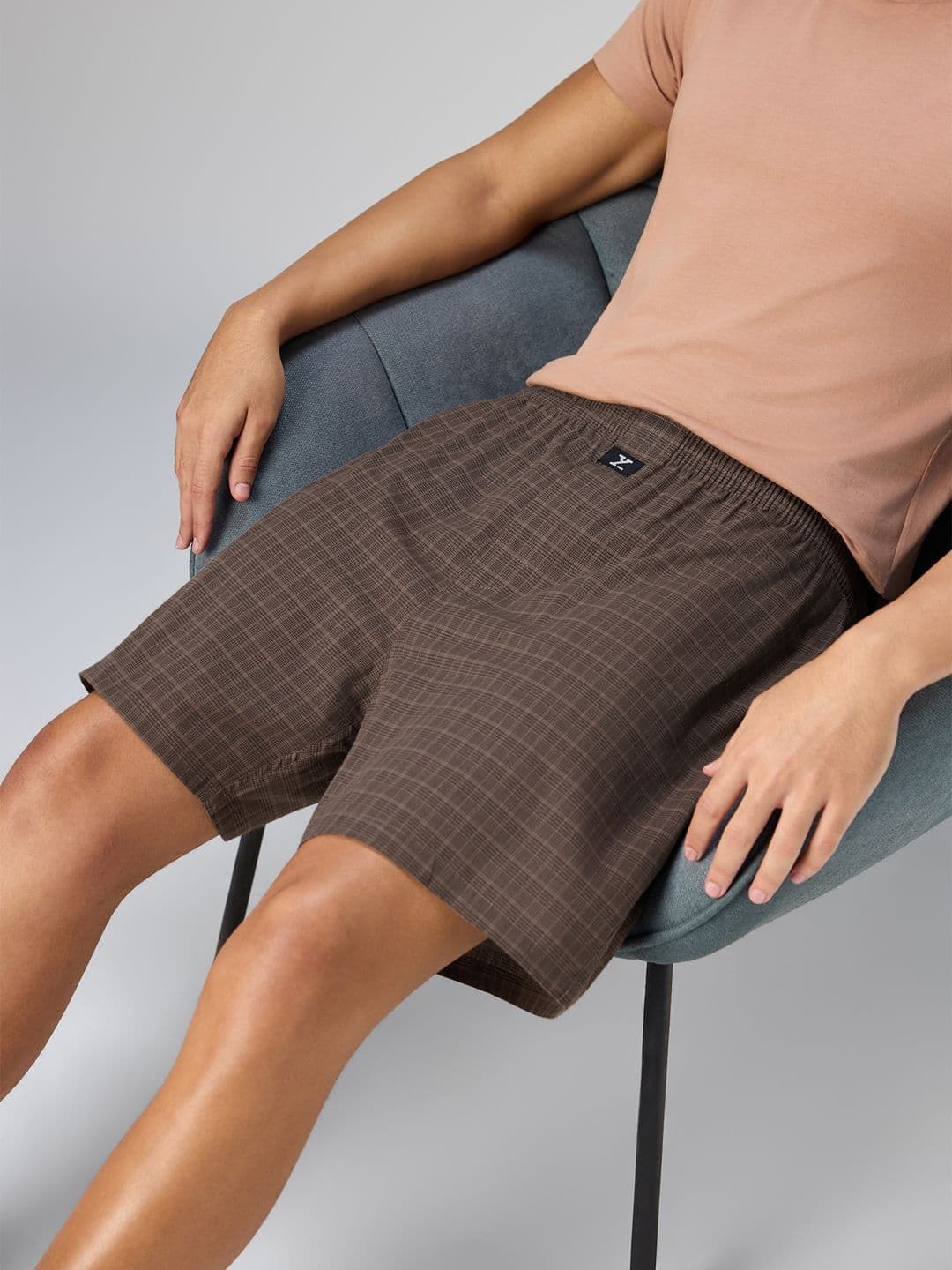 XYXX Checked Cotton Boxers - view 1