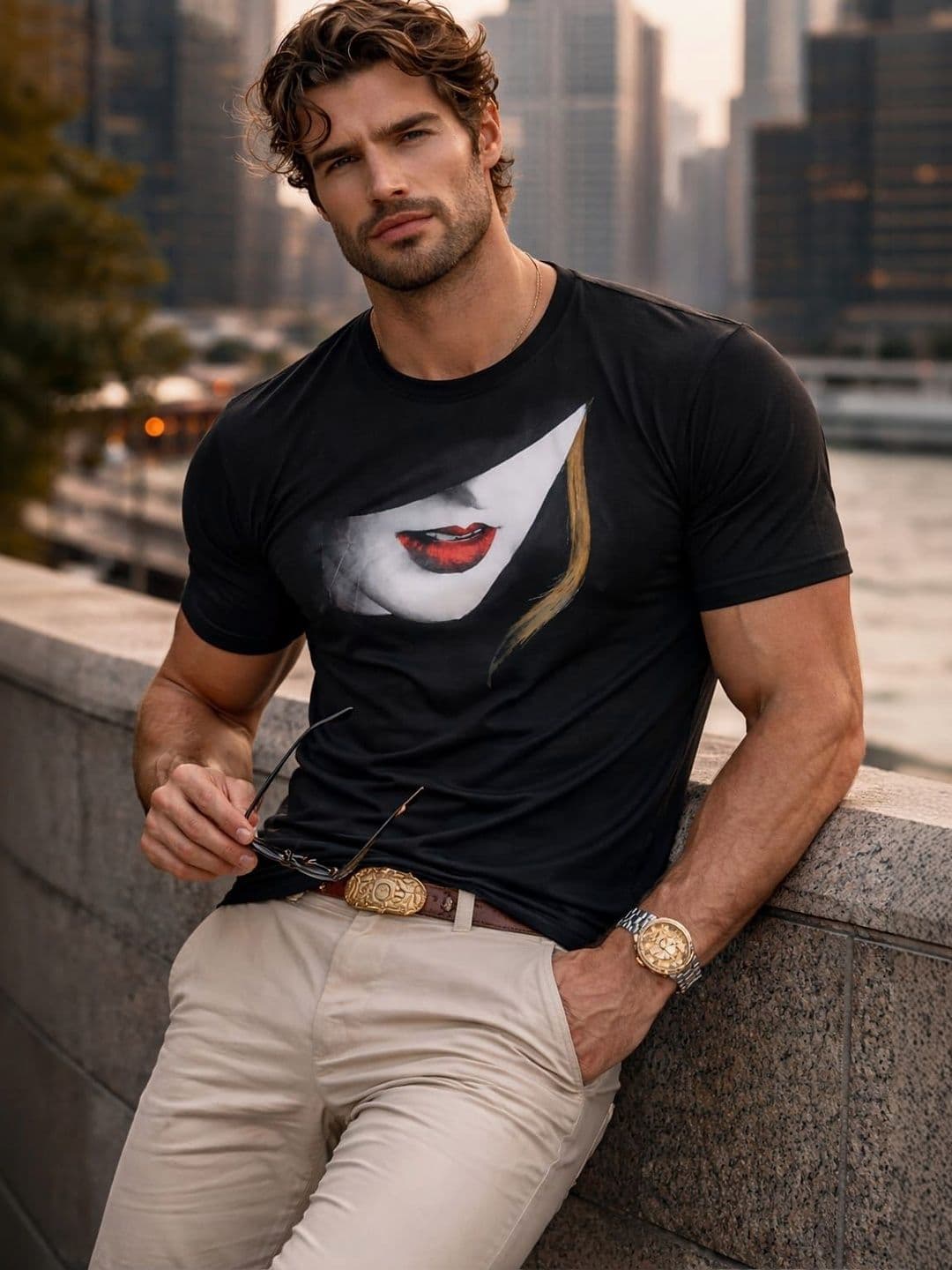Flirty Soul Graphic Printed Round Neck Short Sleeves T-shirt - view 1