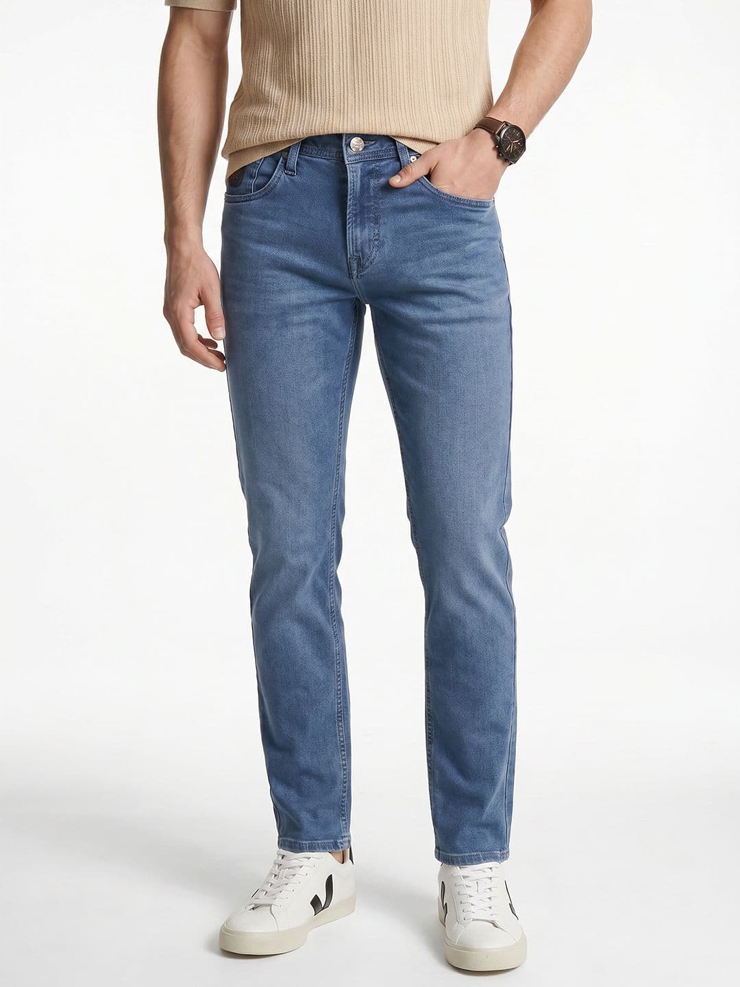 Integriti Men Smart Slim Fit Stretchable Jeans - view 1