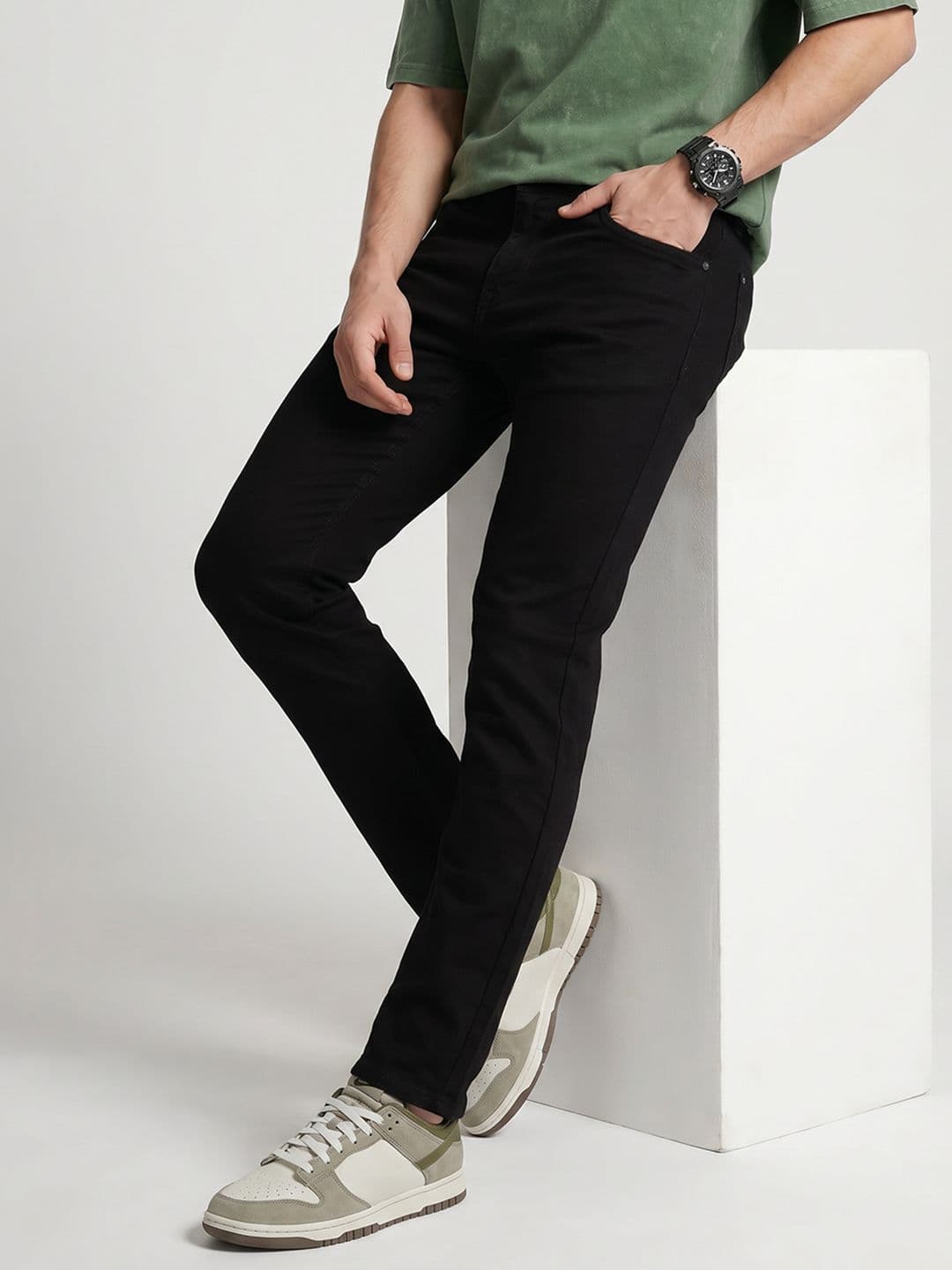 Integriti Men Slim Fit Light Fade Stretchable Jeans - view 1
