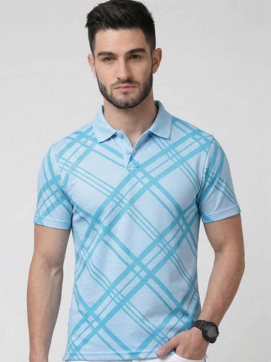 Kook N Keech Men Printed Polo Collar T-shirt - view 1