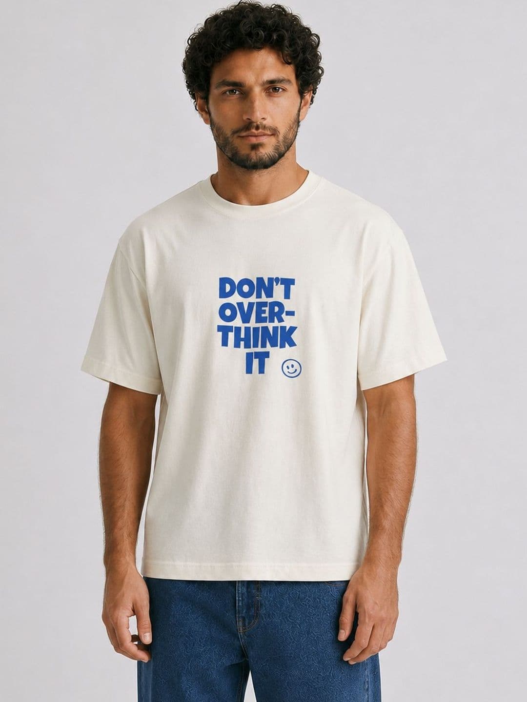 HERE&NOW Men Typography Printed T-shirt - view 1
