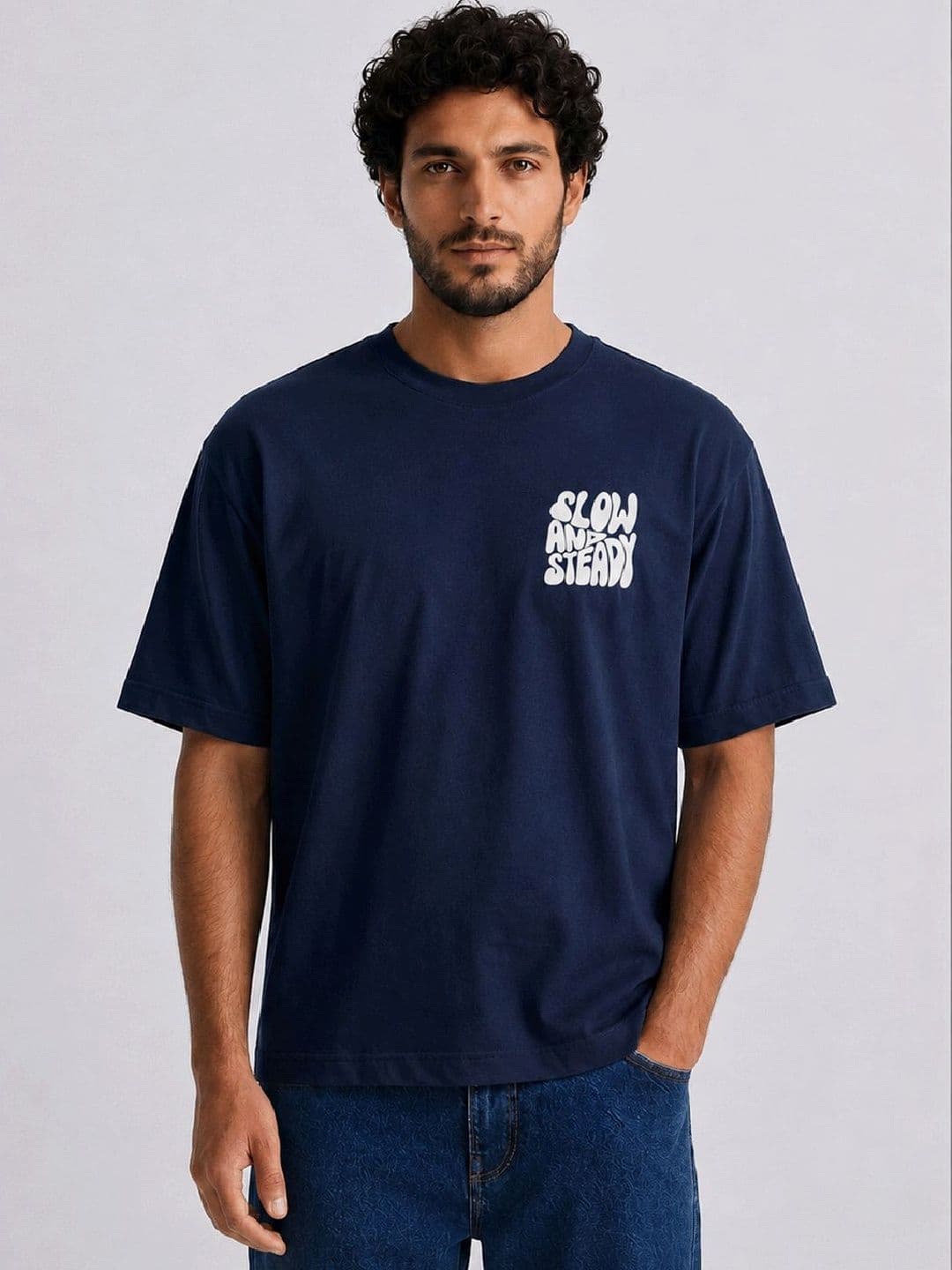 HERE&NOW Men Typography Printed T-shirt - view 1
