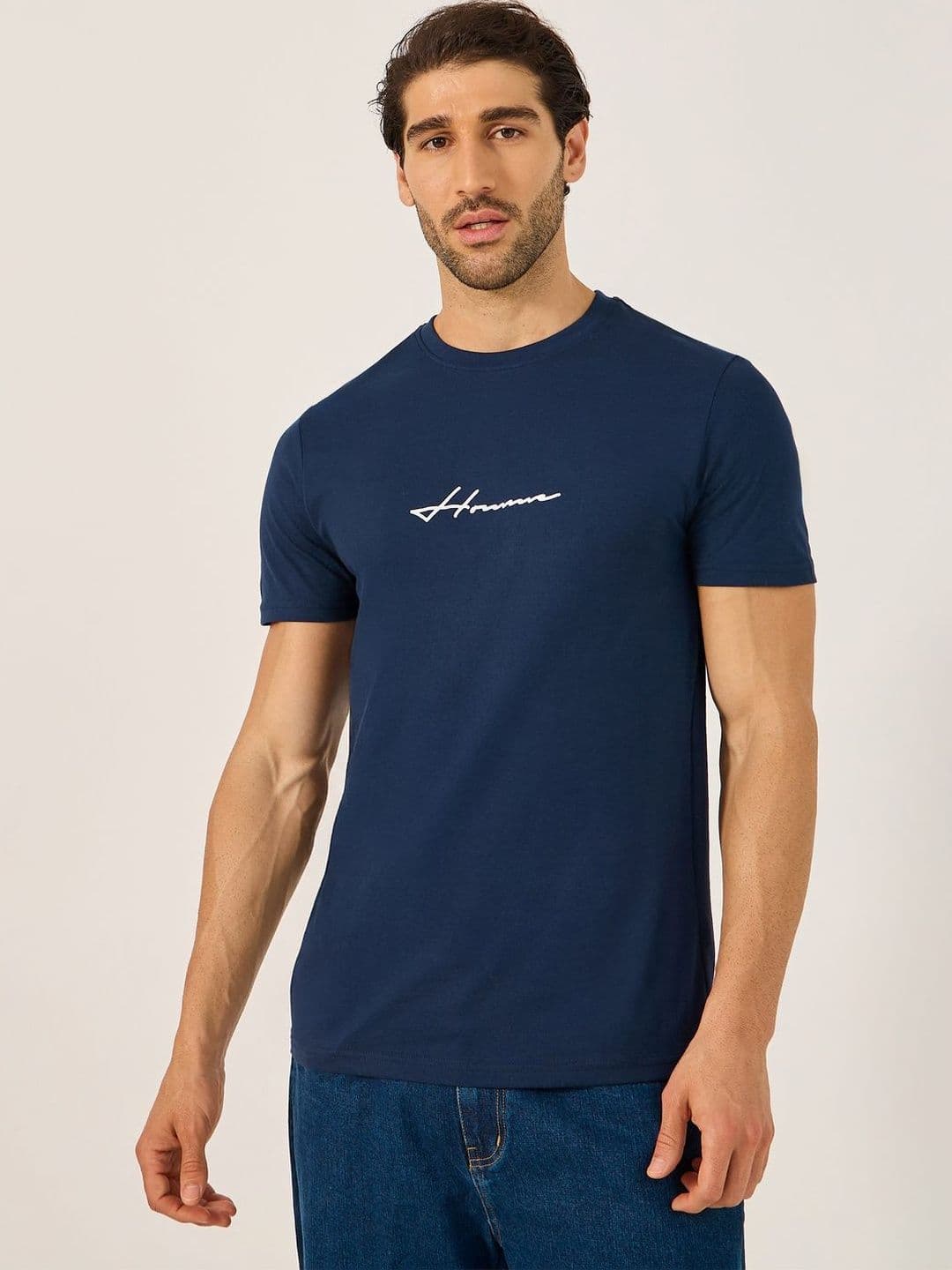 Styli Men Regular Fit Printed T-Shirt - view 1