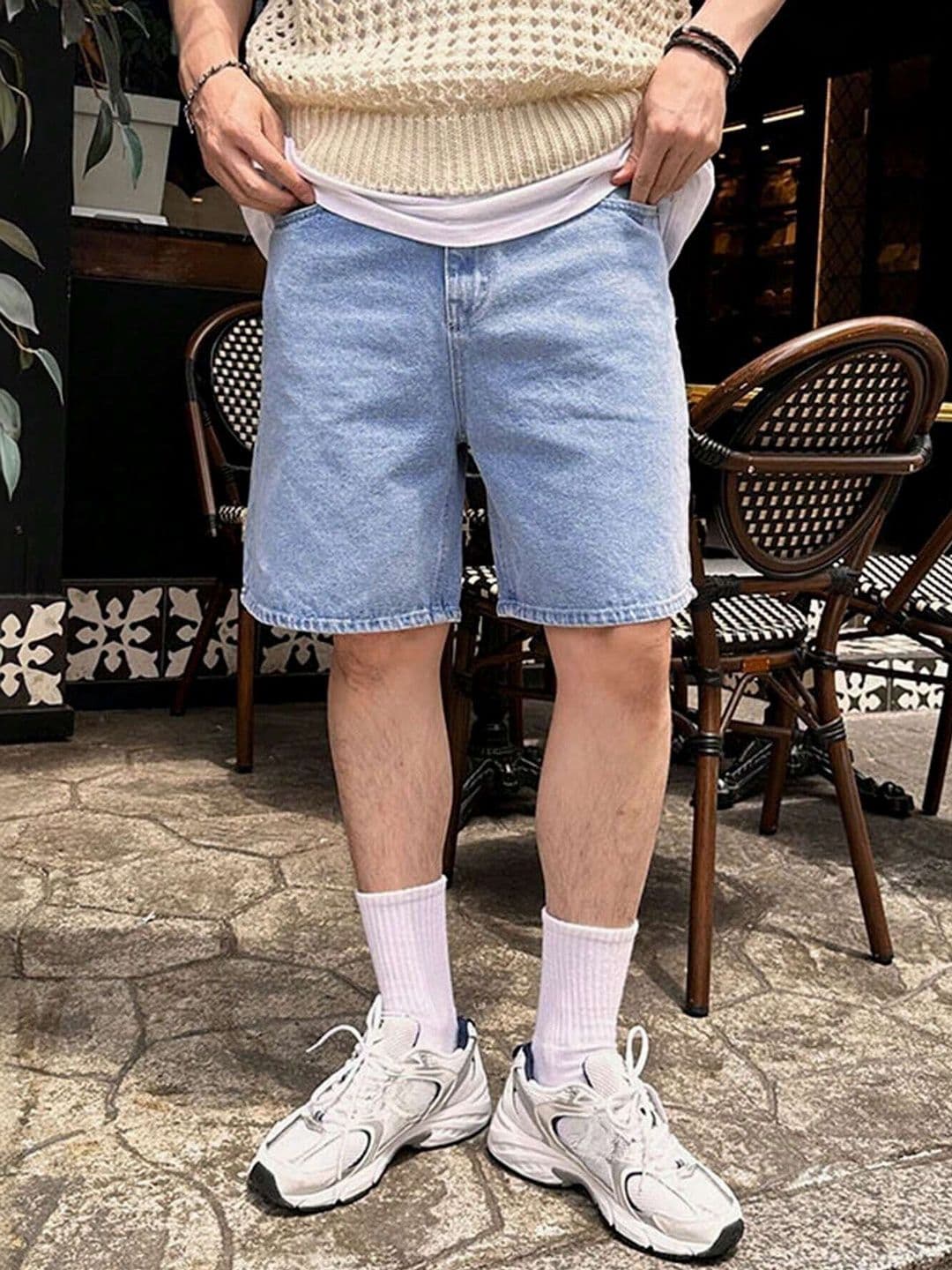 FUDE PRIDE Men Denim Denim Shorts - view 1