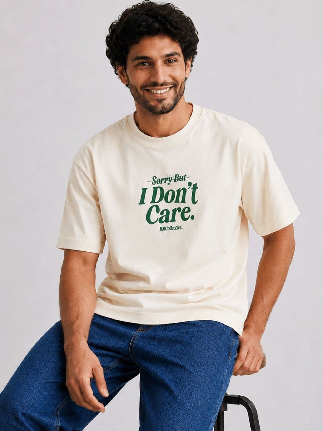 HERE&NOW Men Typography Printed T-shirt - view 1