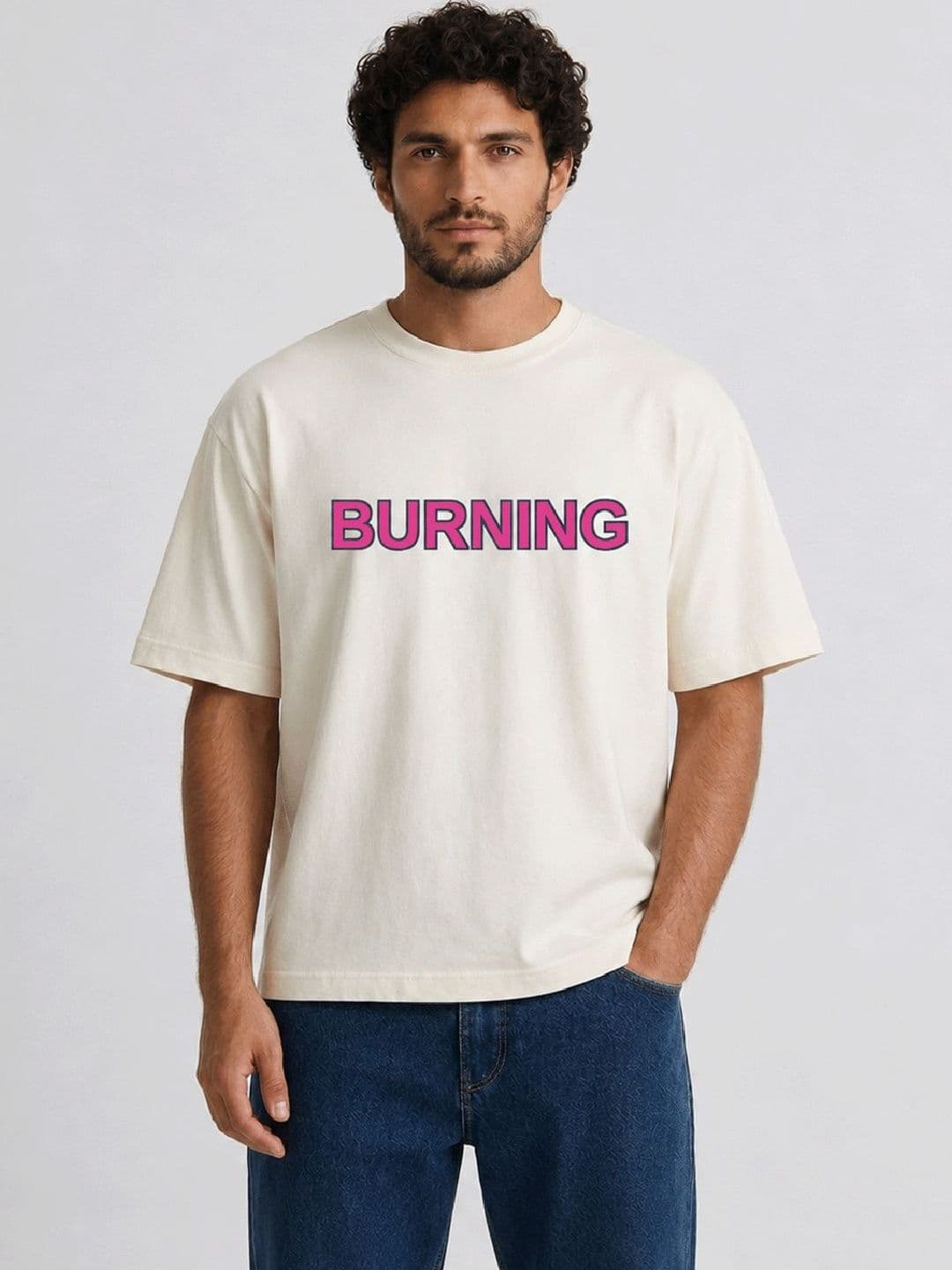 HERE&NOW Men Typography Printed T-shirt - view 1
