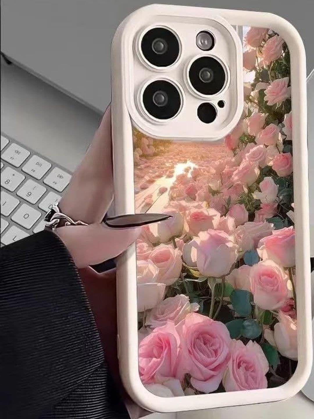 COVERLY Floral Printed iPhone 13 Pro Max Back Case Mobile Accessories - view 1