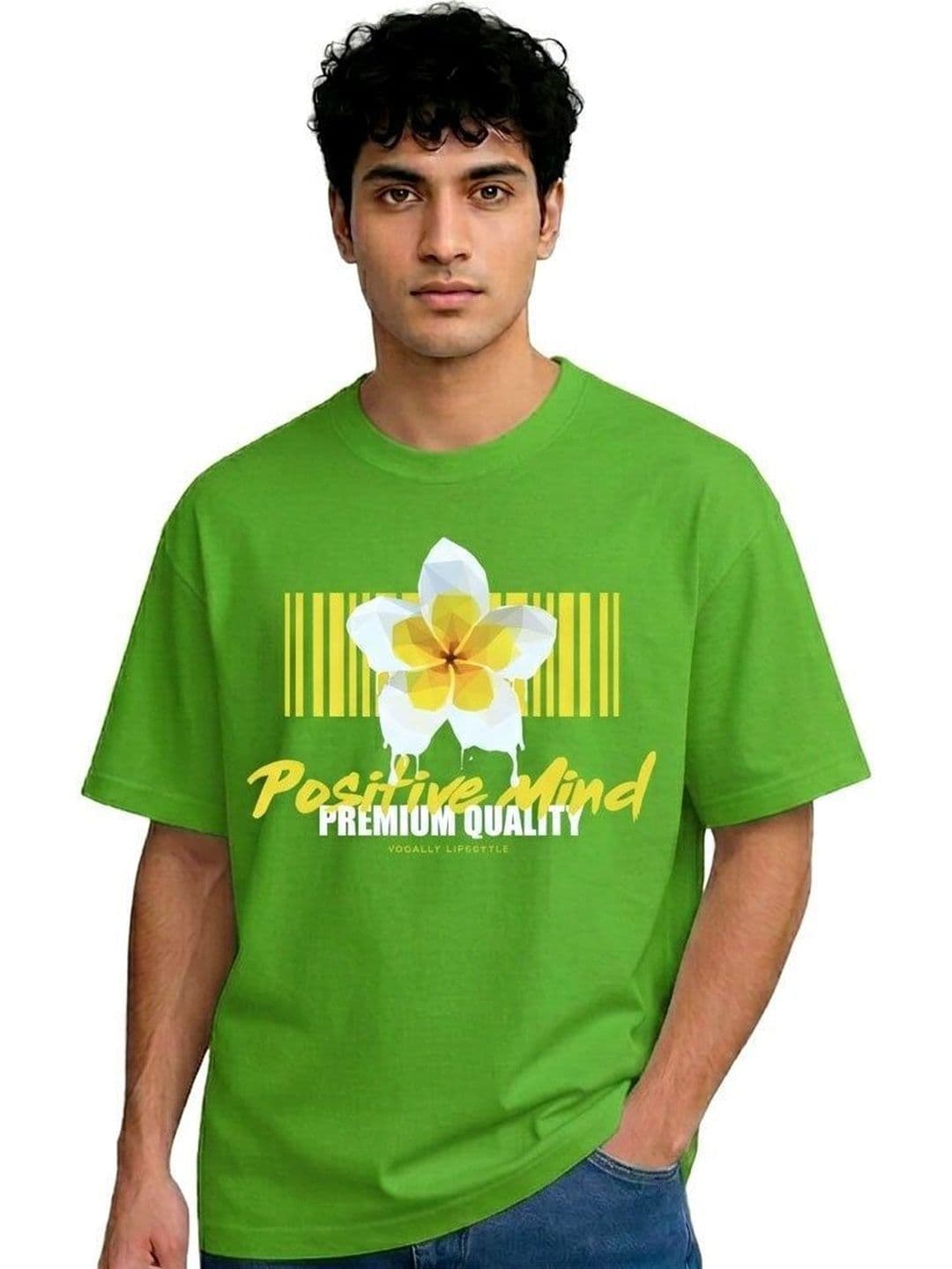Vogally Men Typography Printed T-shirt - view 1