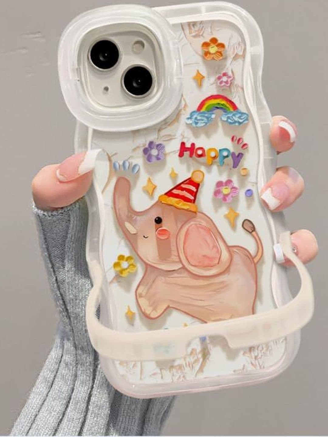 COVERLY Cartoon Characters Printed iPhone 13 Back Case Mobile Accessories - view 1