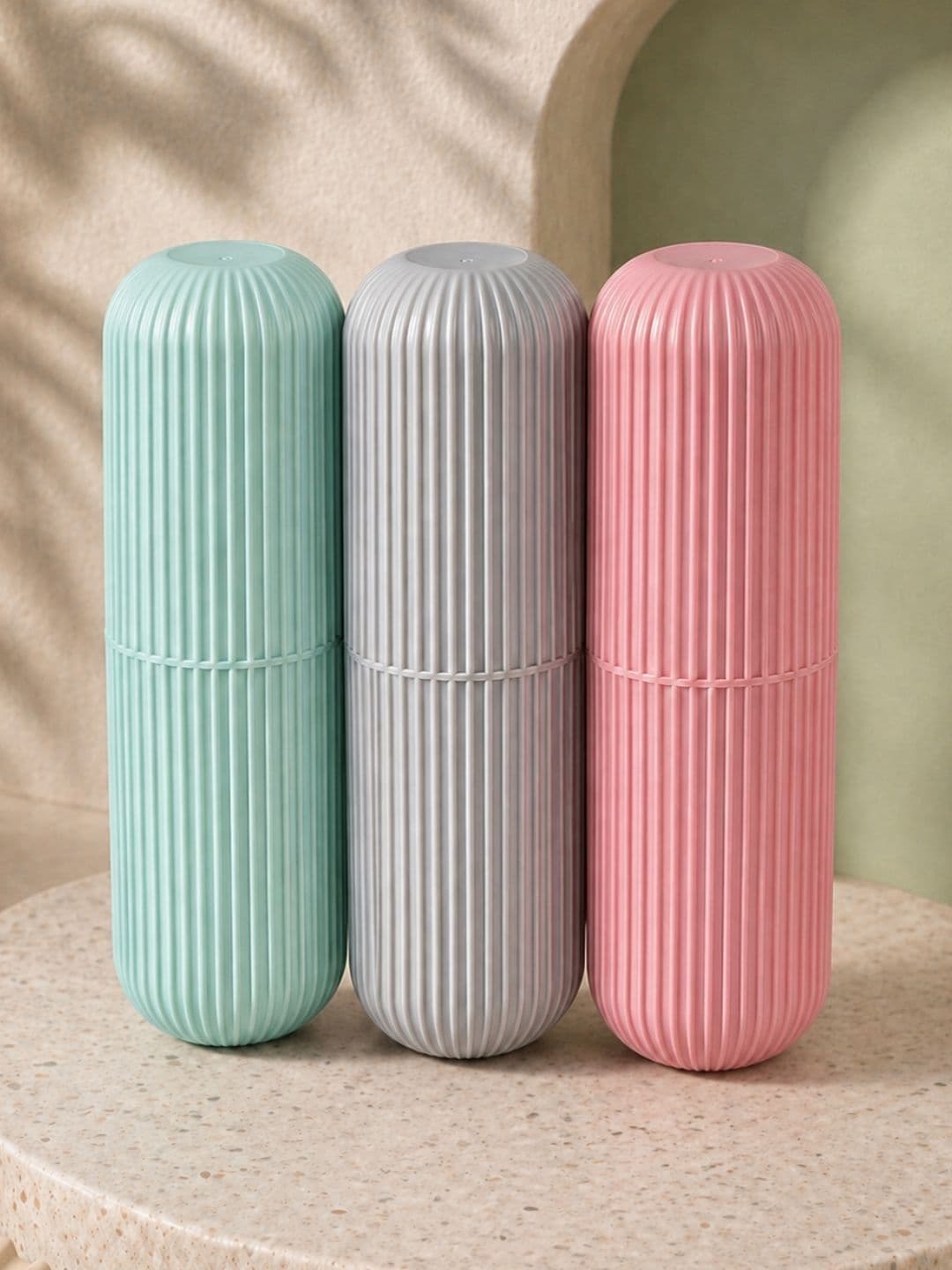 Klivon Multicoloured & Multicoloured 3 piece Textured Plastic - view 1