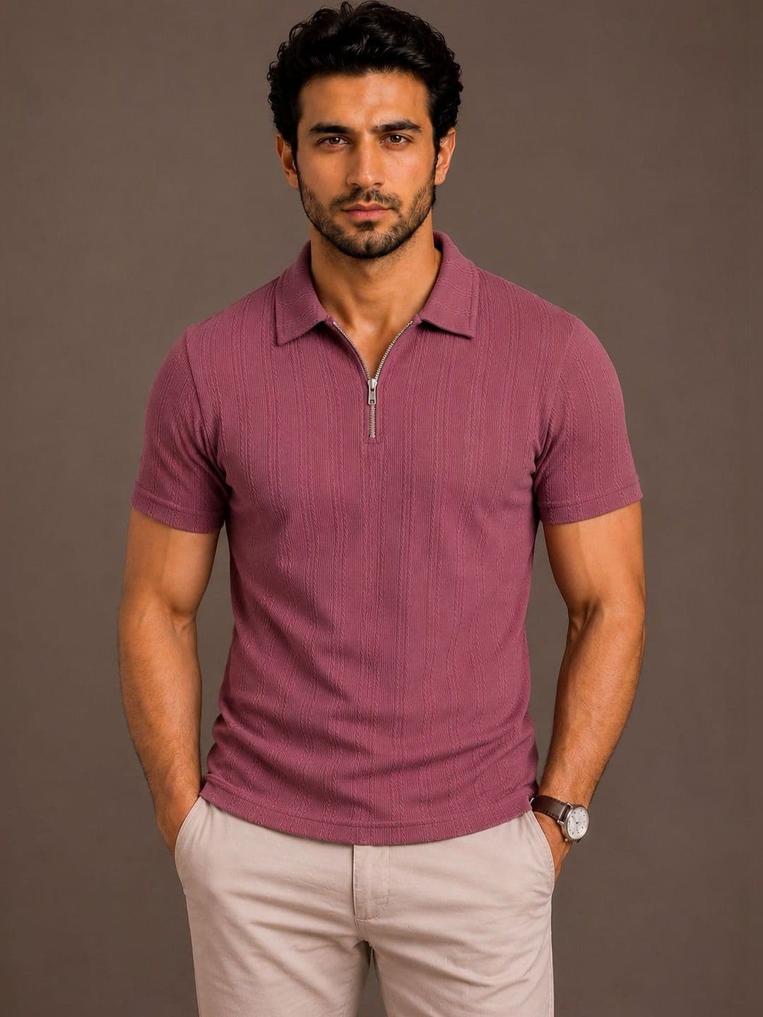 SZN Men Polo Collar T-shirt - view 1