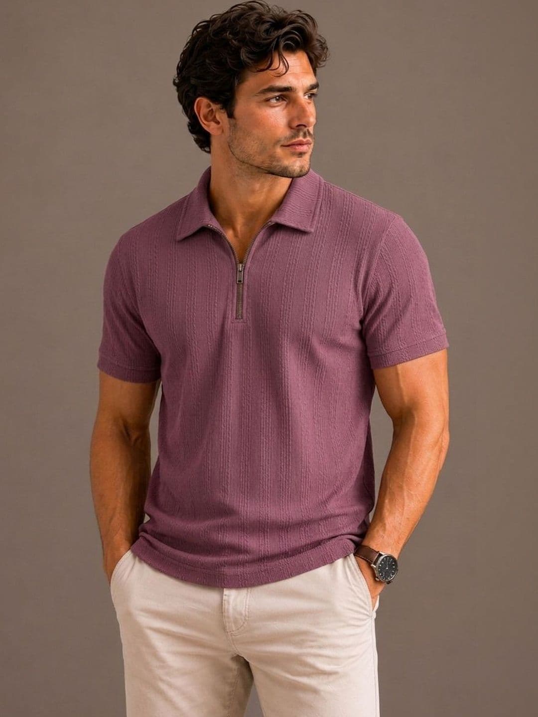 SZN Men Polo Collar T-shirt - view 1