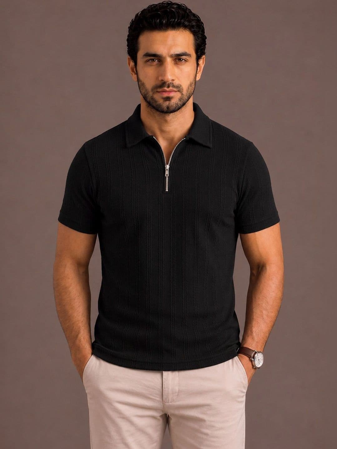 SZN Men Polo Collar T-shirt - view 1