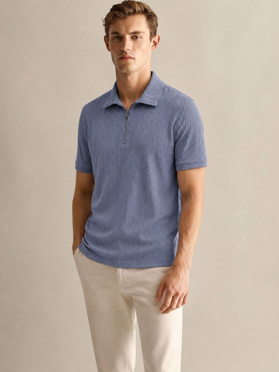 SZN Men Polo Collar T-shirt - view 1